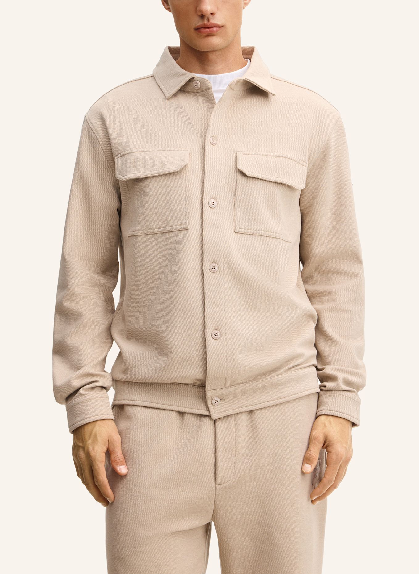 JOOP! JEANS Overshirt Regular Fit: BEIGE