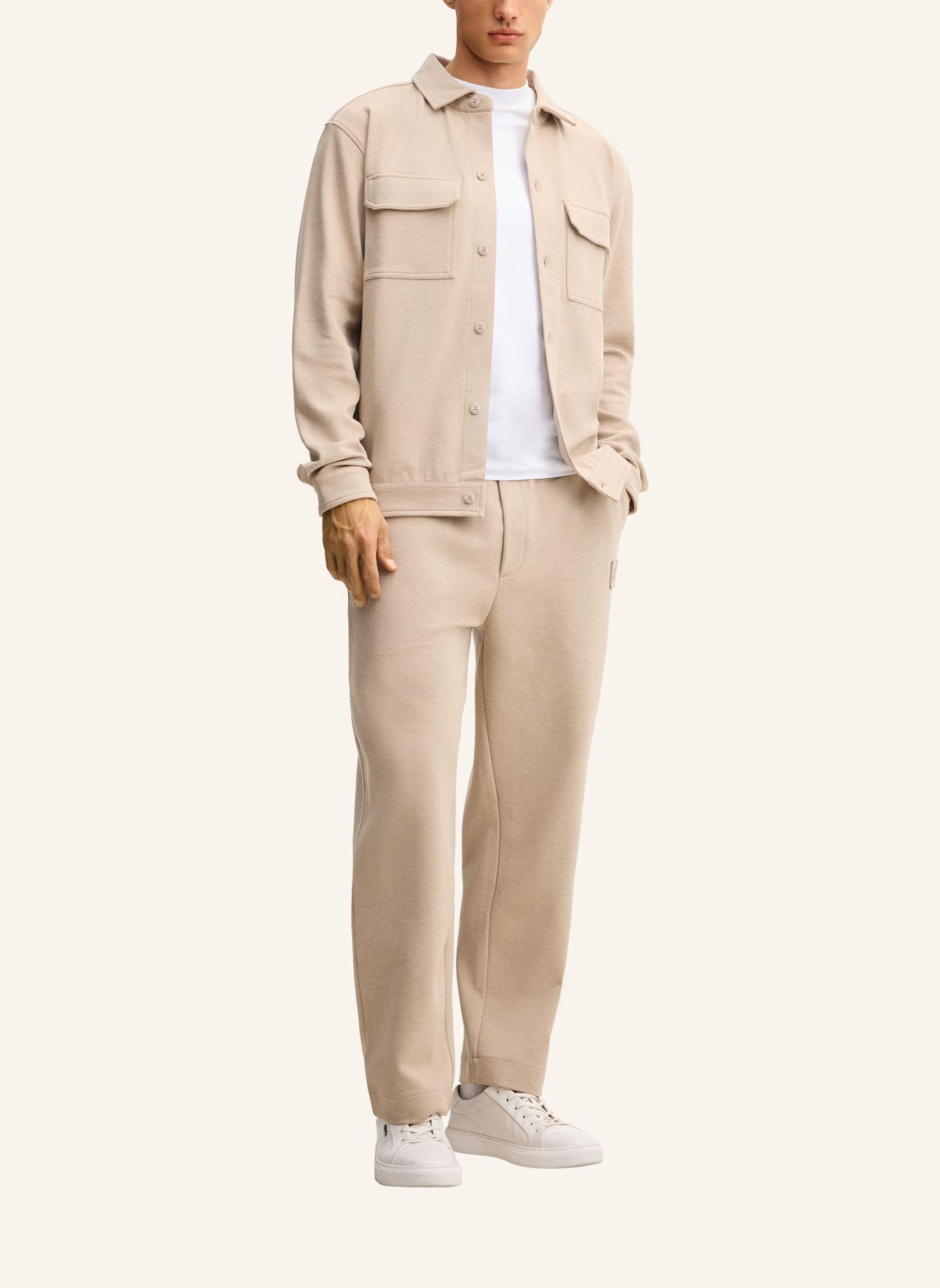 JOOP! JEANS Overshirt Regular Fit: BEIGE