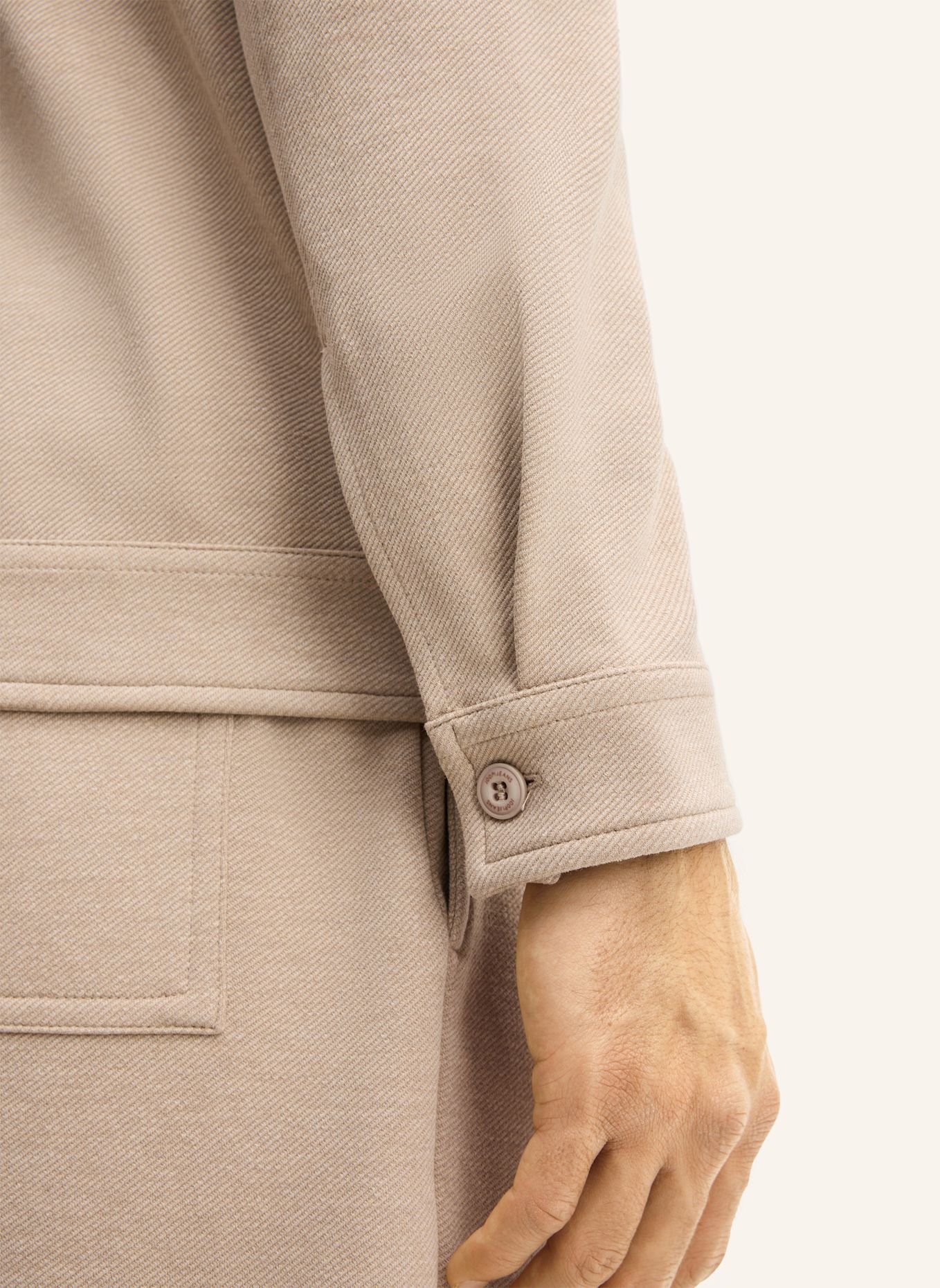 JOOP! JEANS Overshirt Regular Fit: BEIGE