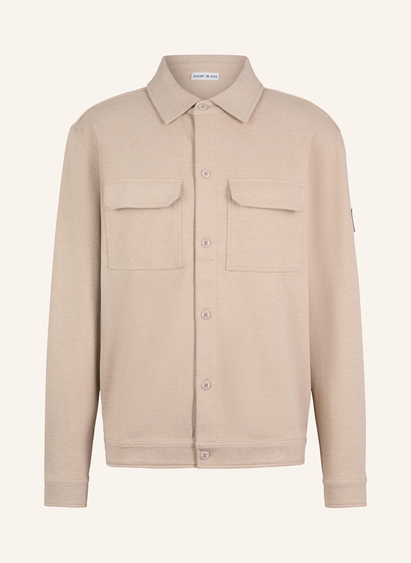 JOOP! JEANS Overshirt Regular Fit: BEIGE