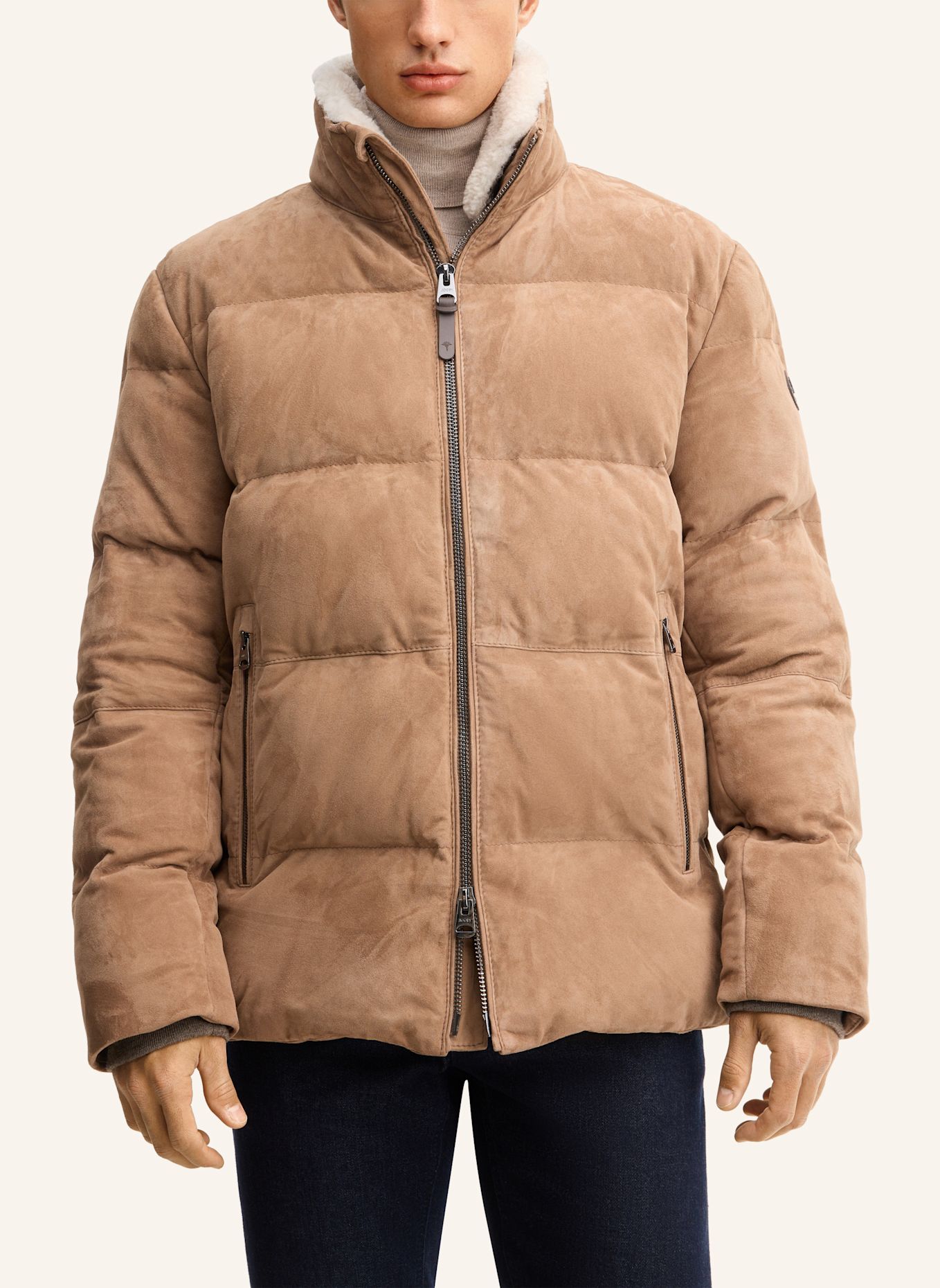 JOOP! Lederjacke: BEIGE
