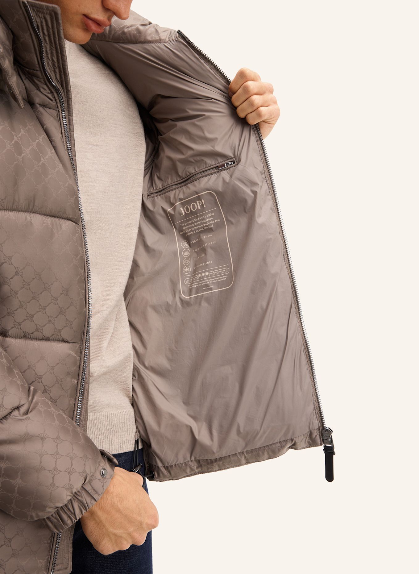 JOOP! Steppjacke: TAUPE