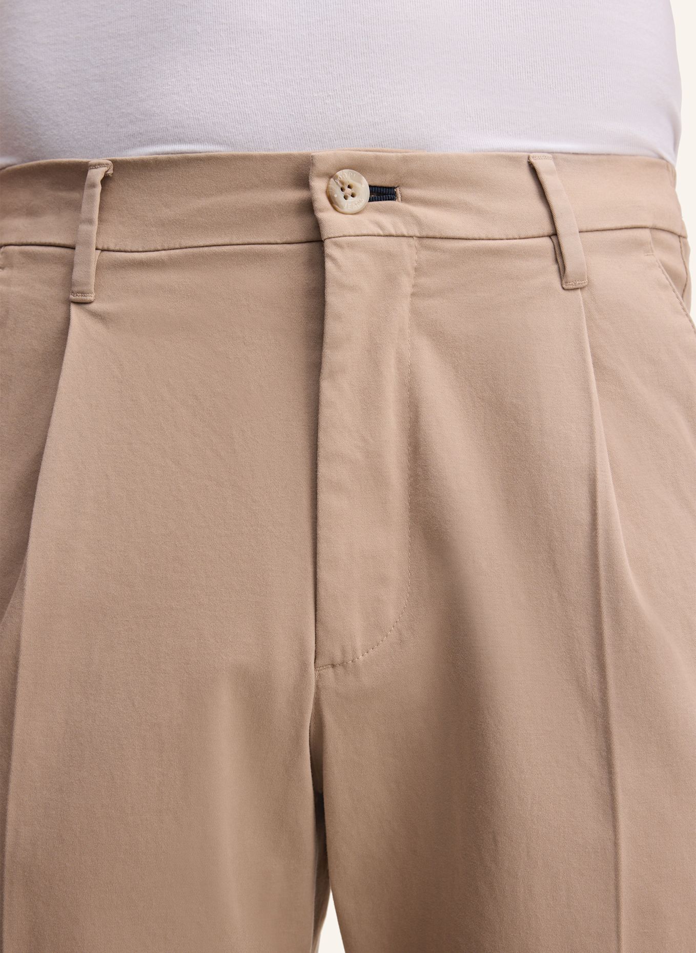 JOOP! JEANS Bundfaltenhose DE Loose Fit: BEIGE