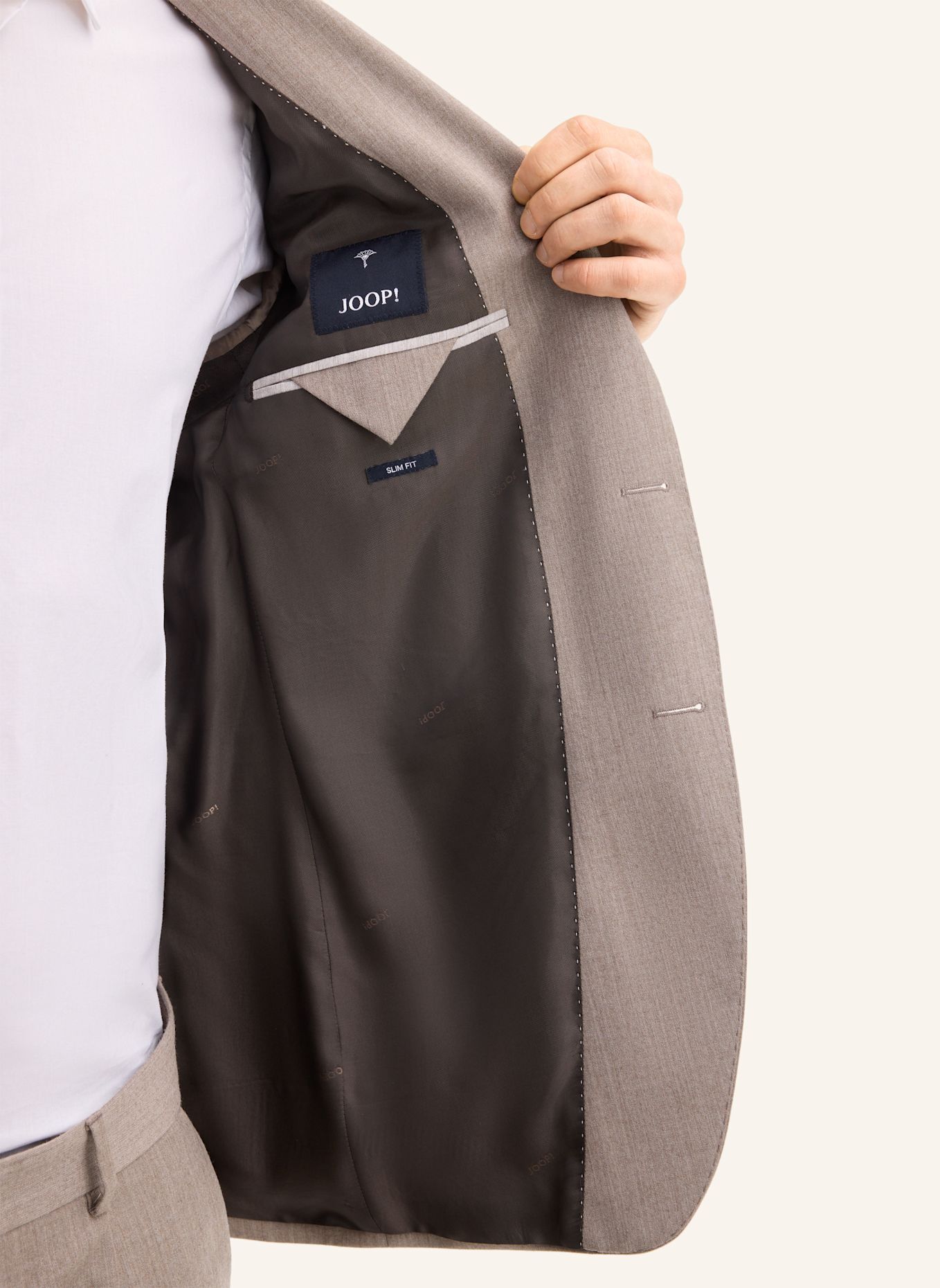 JOOP! Baukasten-Sakko Slim Fit: BEIGE