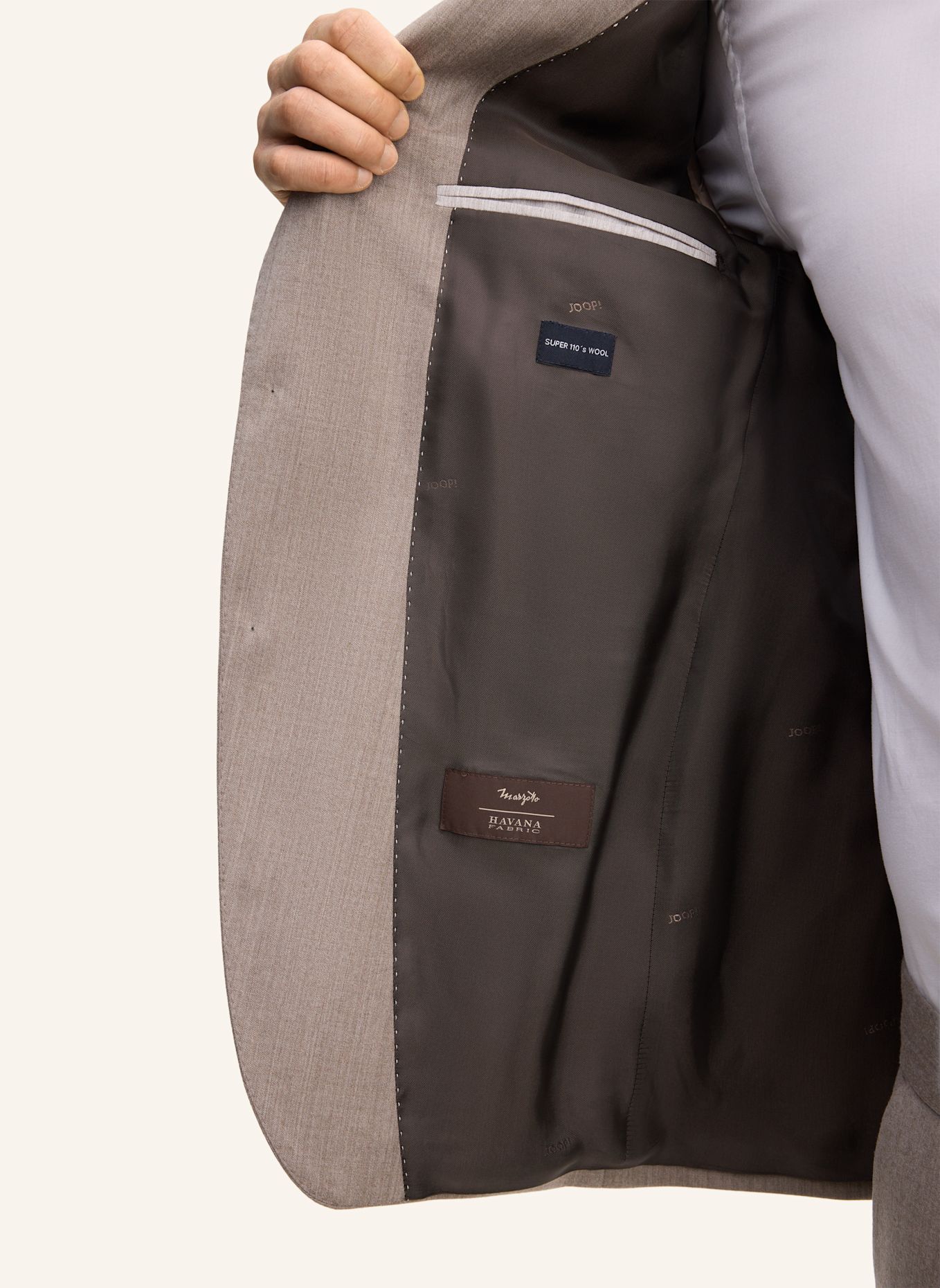 JOOP! Baukasten-Sakko Slim Fit: BEIGE