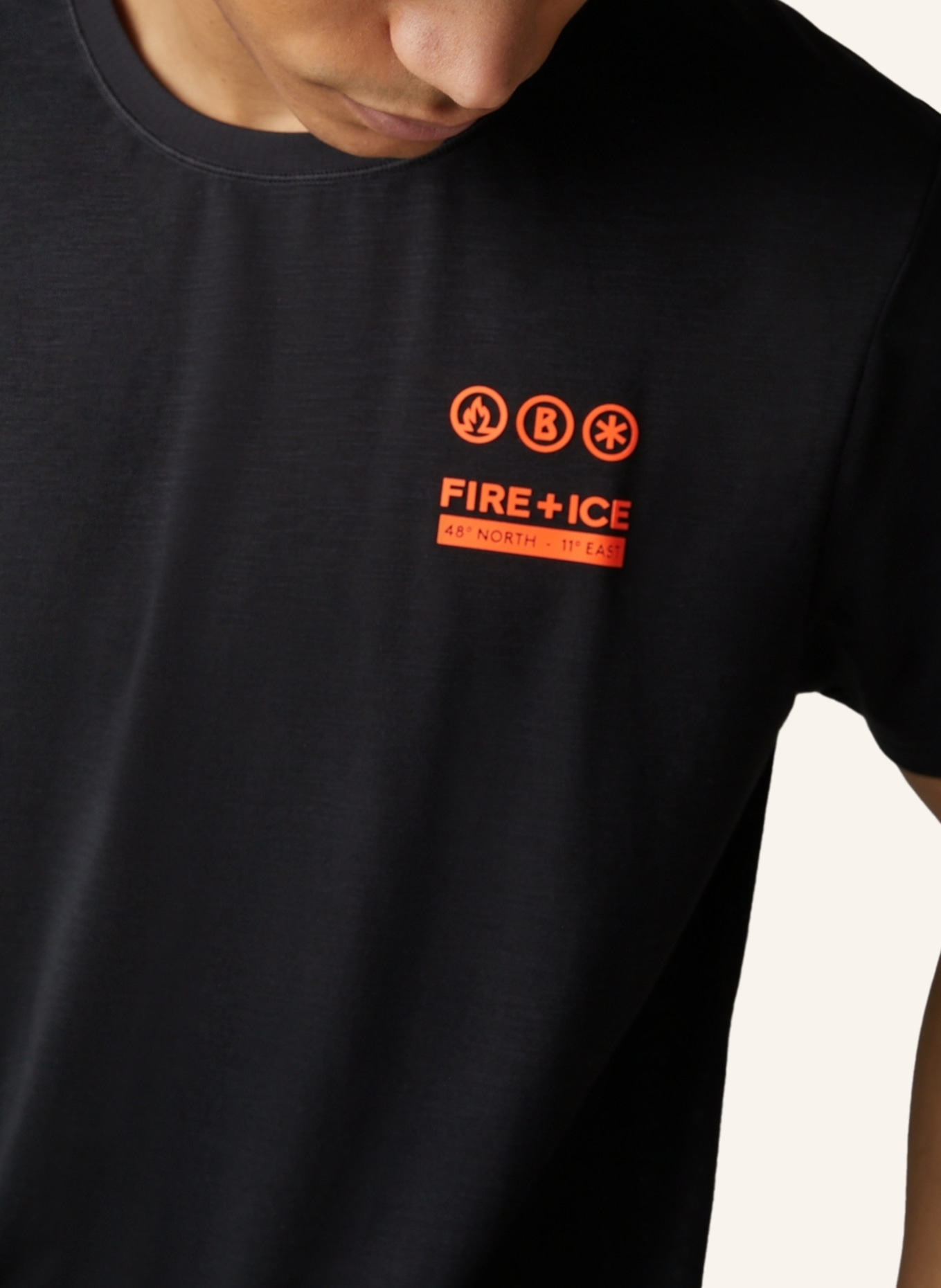 FIRE+ICE T-Shirt TARIK, Farbe: SCHWARZ (Bild 4)