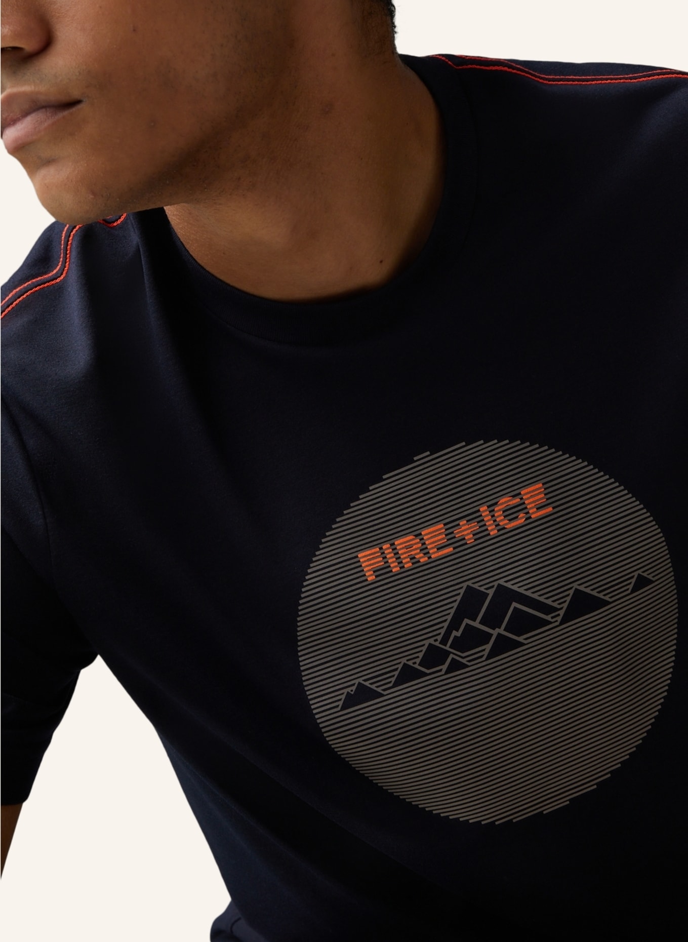 FIRE+ICE T-Shirt VITO2, Farbe: DUNKELBLAU (Bild 4)