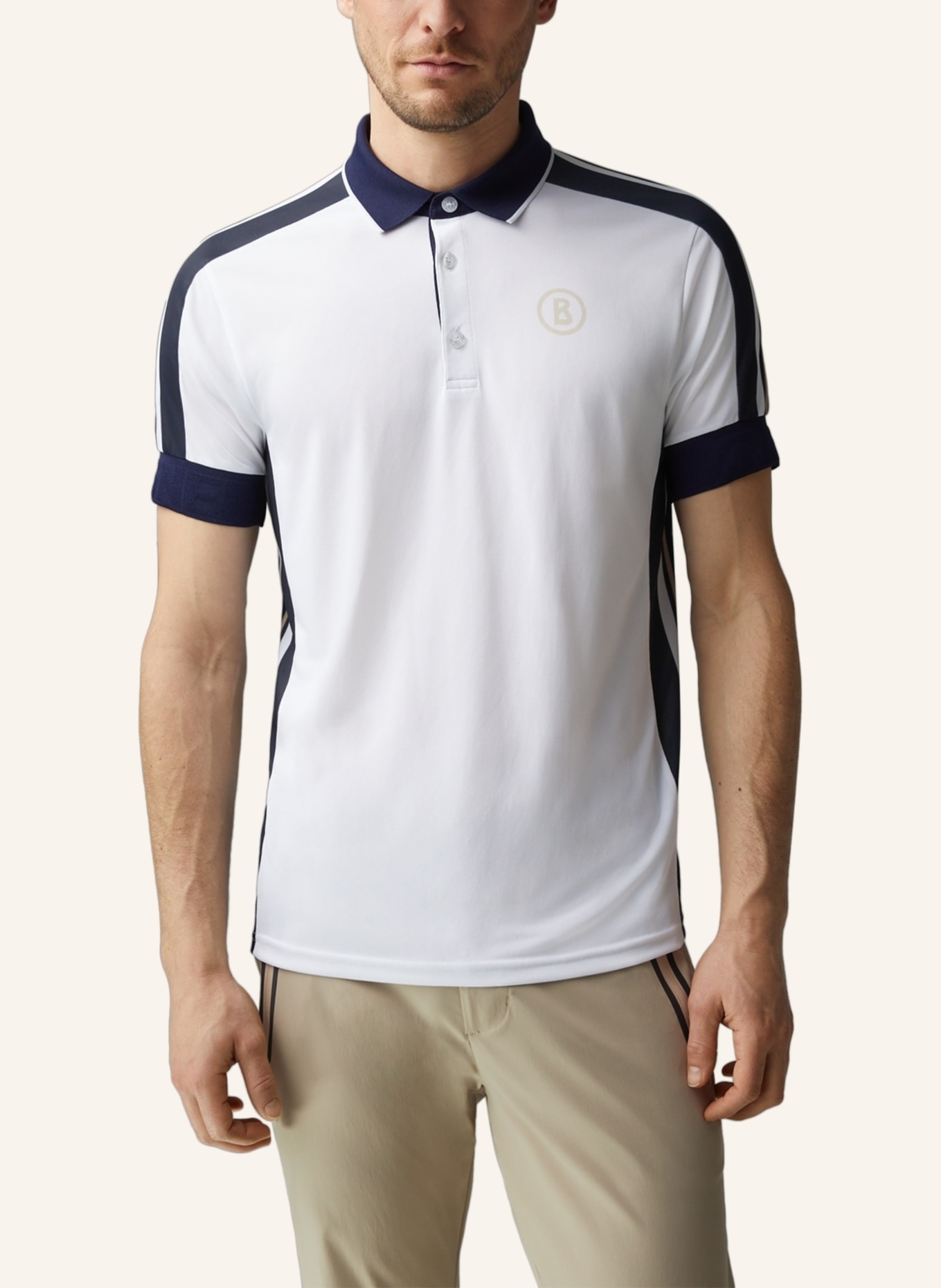 BOGNER Polo-Shirt CLAUDIUS, Farbe: WEISS/ BLAU (Bild 5)