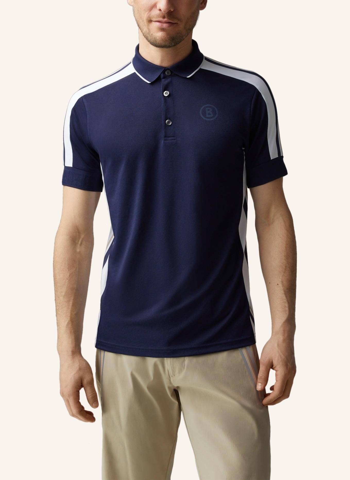 BOGNER Polo-Shirt CLAUDIUS, Farbe: DUNKELBLAU/ WEISS (Bild 5)