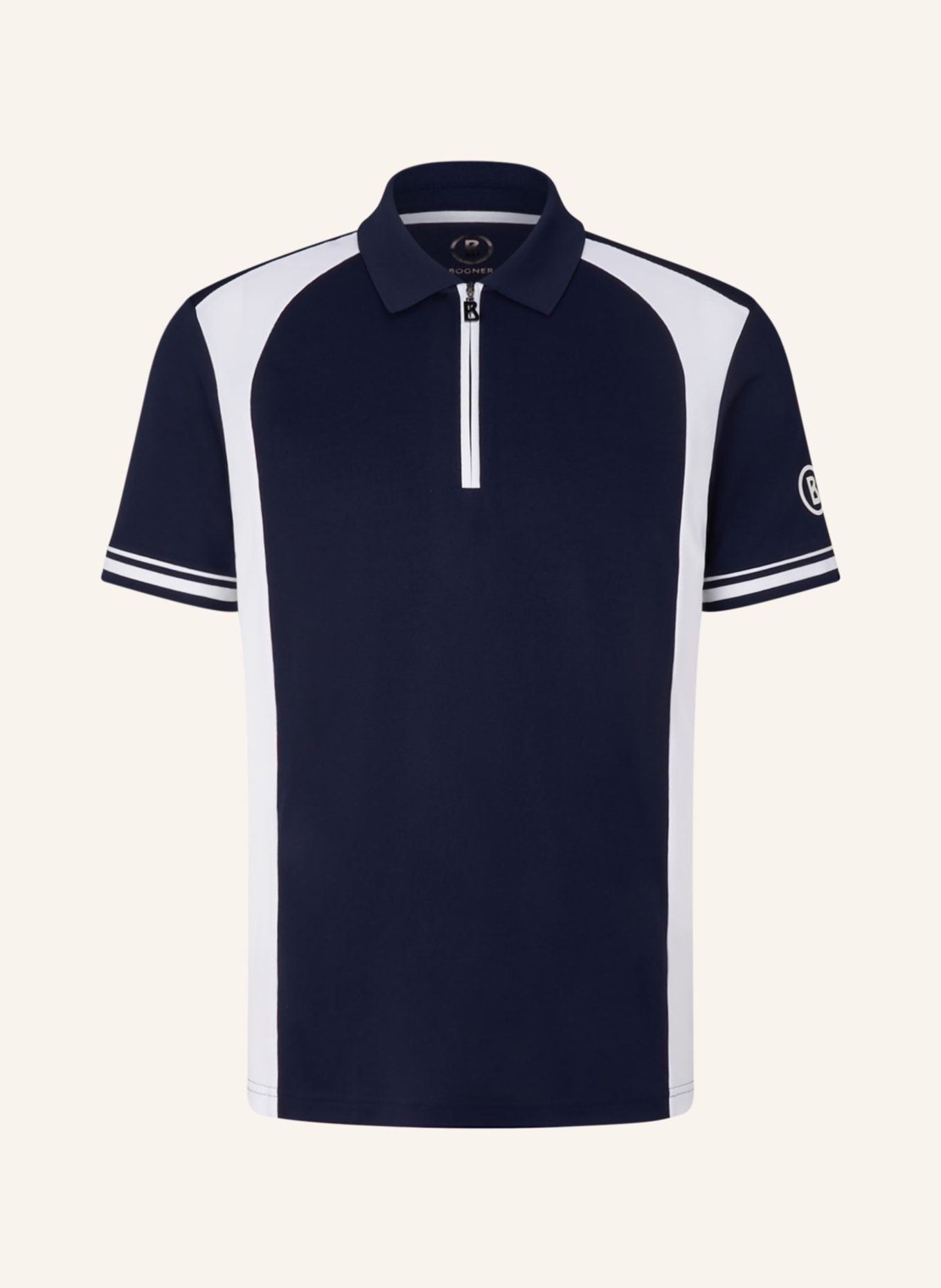 BOGNER Polo-Shirt BARNEY, Farbe: DUNKELBLAU/ WEISS (Bild 1)