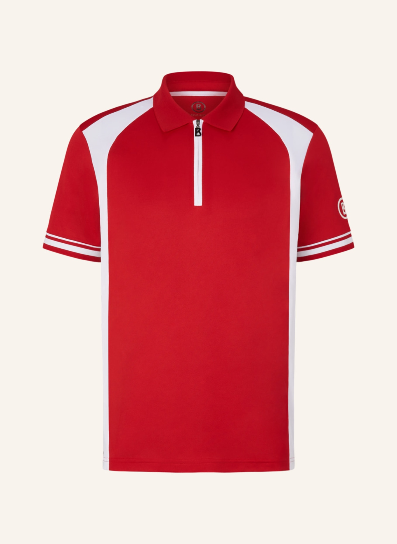 BOGNER Polo-Shirt BARNEY, Farbe: ROT/ WEISS (Bild 1)