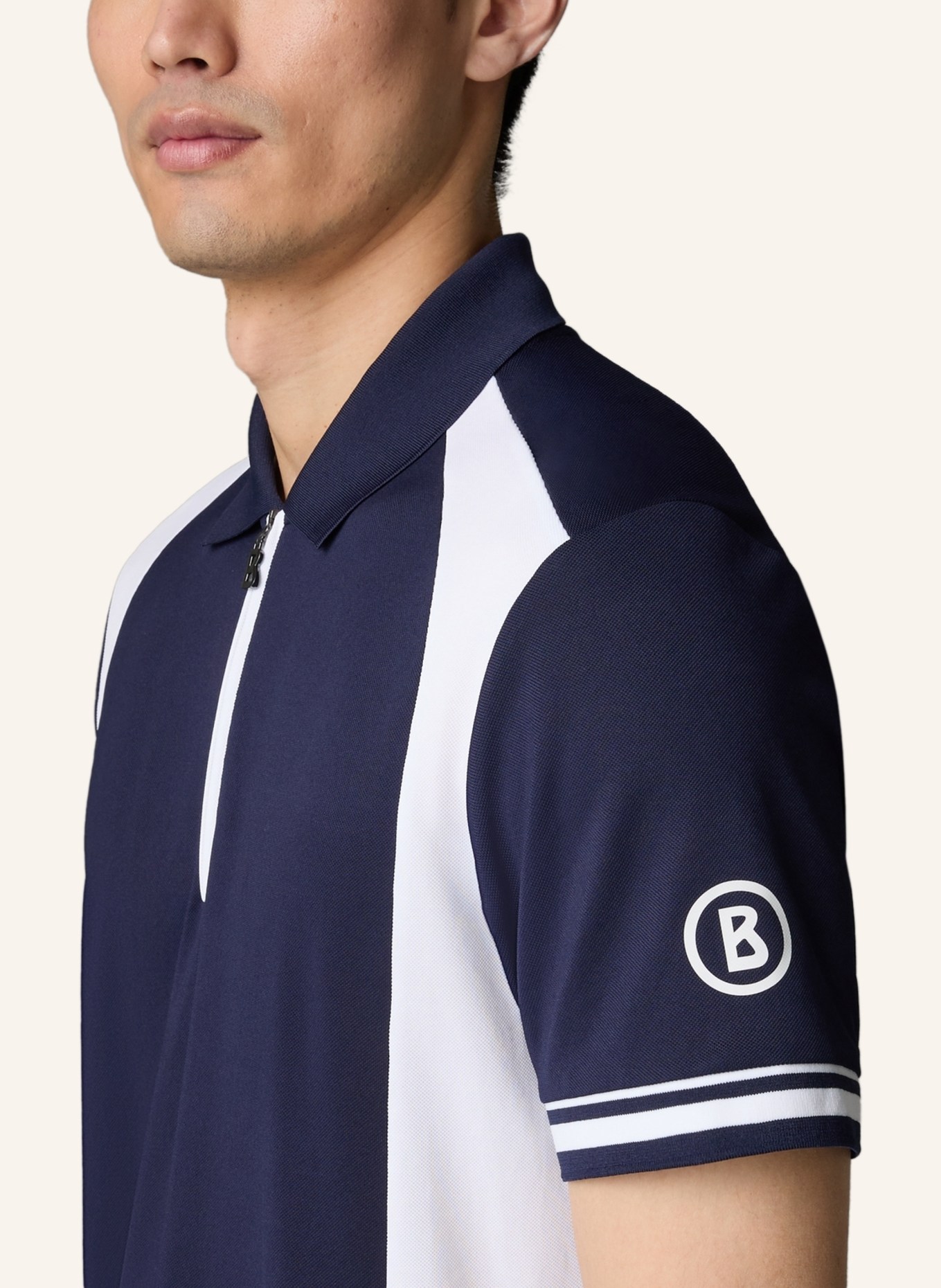 BOGNER Polo-Shirt BARNEY, Farbe: DUNKELBLAU/ WEISS (Bild 4)