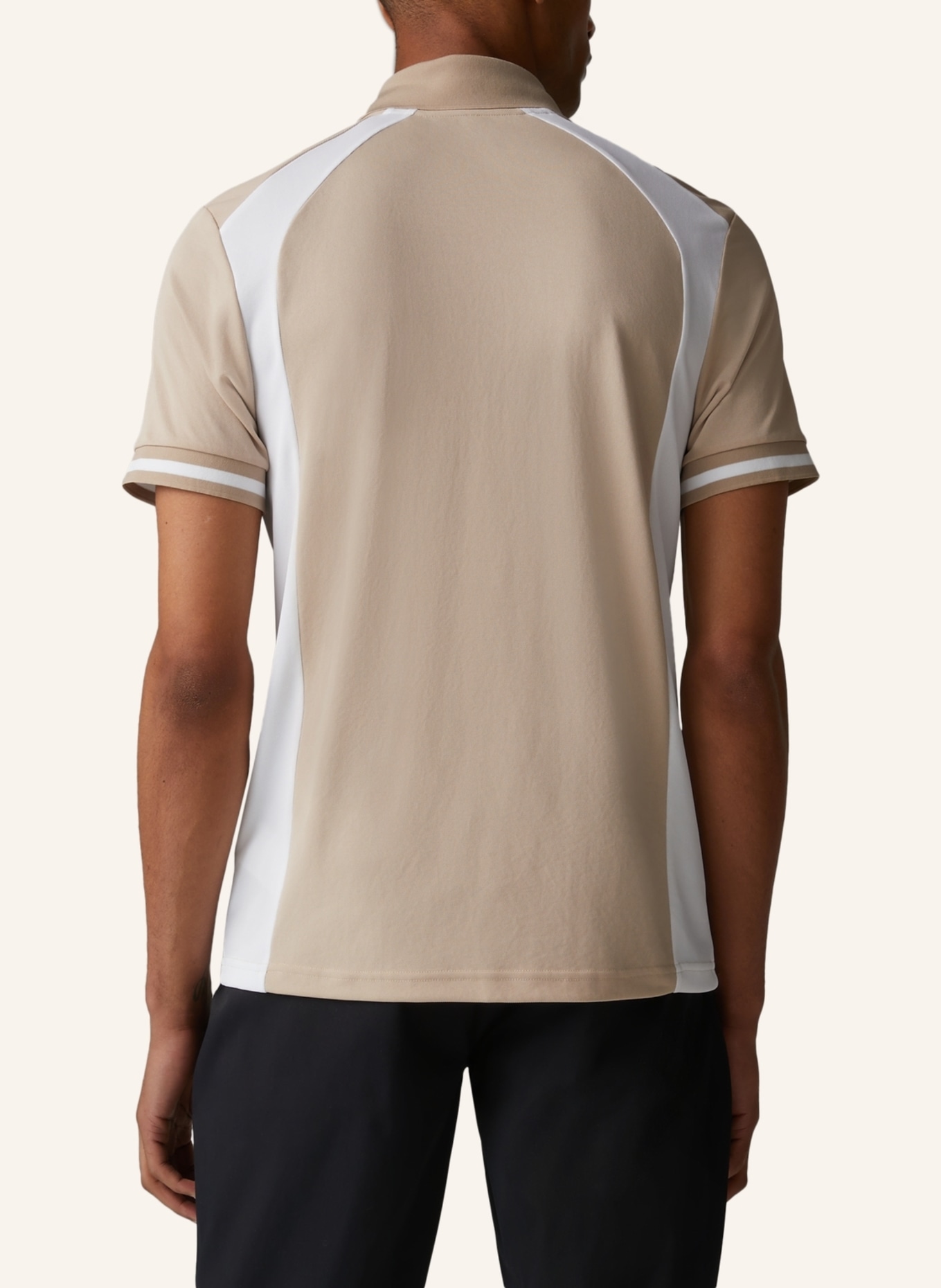 BOGNER Polo-Shirt BERNHARD, Farbe: BEIGE/ WEISS (Bild 3)