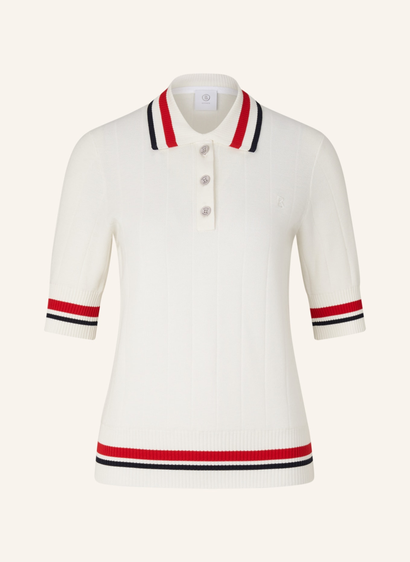 BOGNER Polo-Shirt LENNIE, Farbe: ECRU (Bild 1)