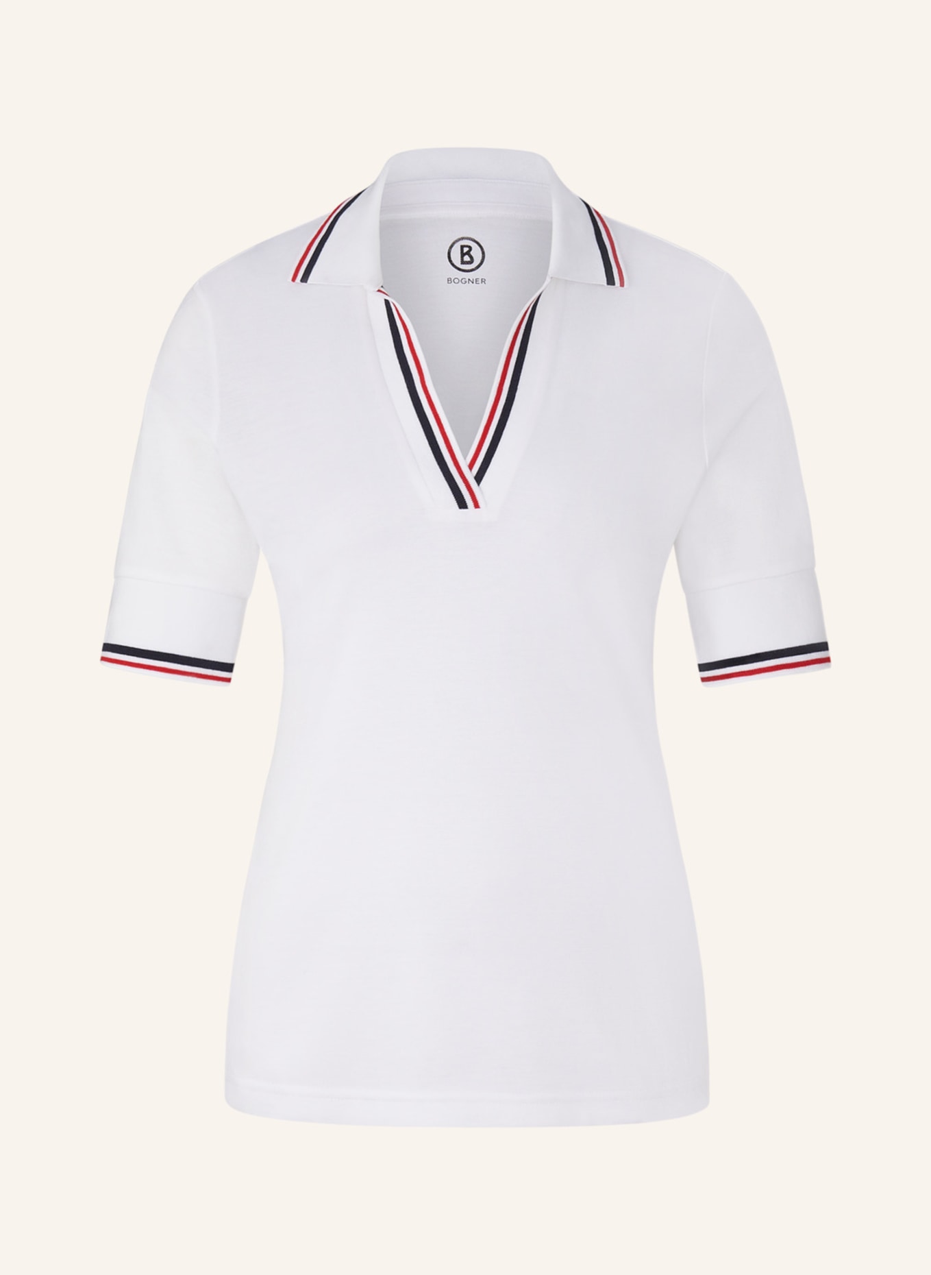 BOGNER Polo-Shirt ELONIE-1, Farbe: WEISS (Bild 1)