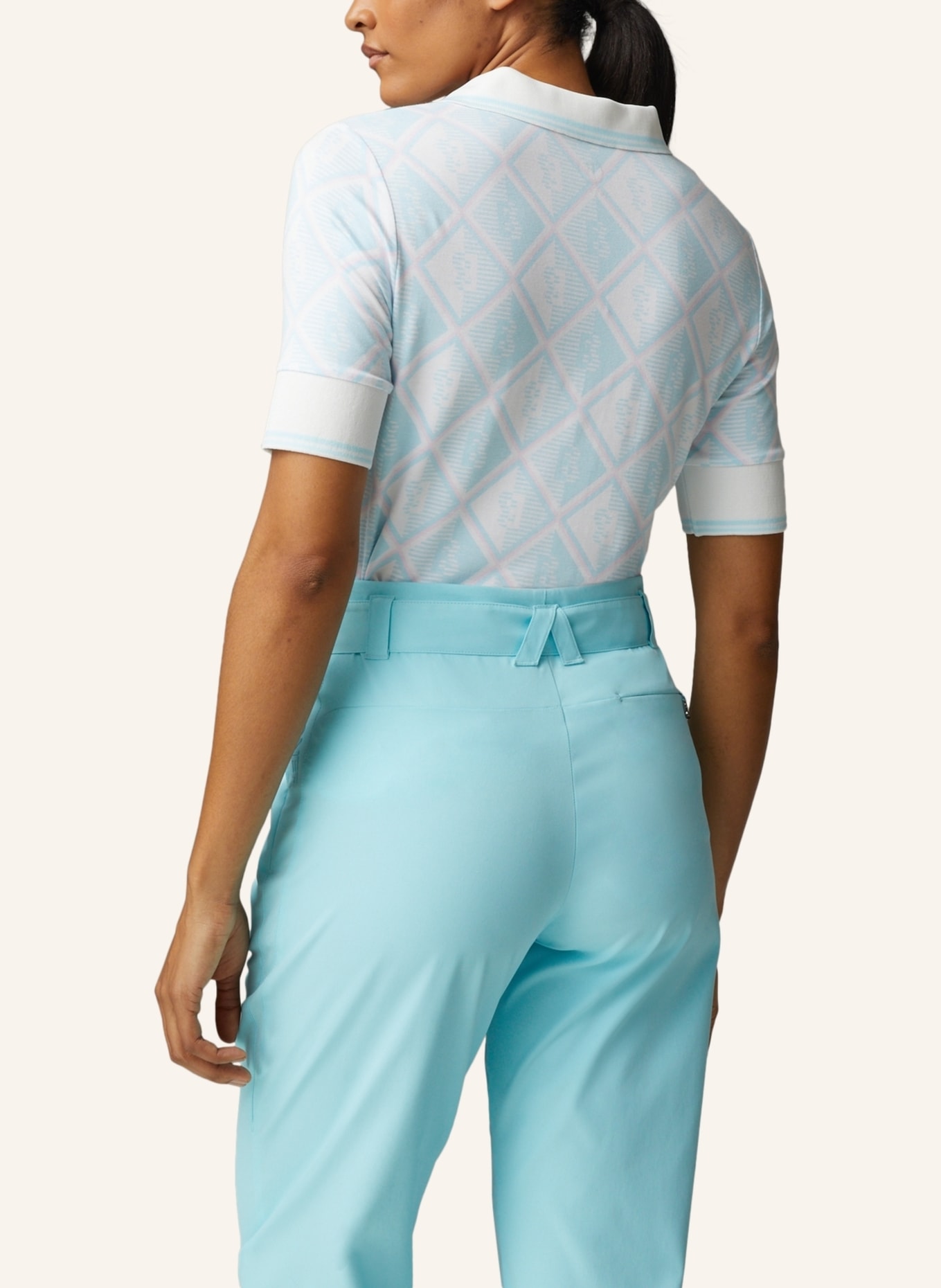 BOGNER Polo-Shirt ELONIE, Farbe: HELLBLAU/ WEISS/ ROSA (Bild 3)