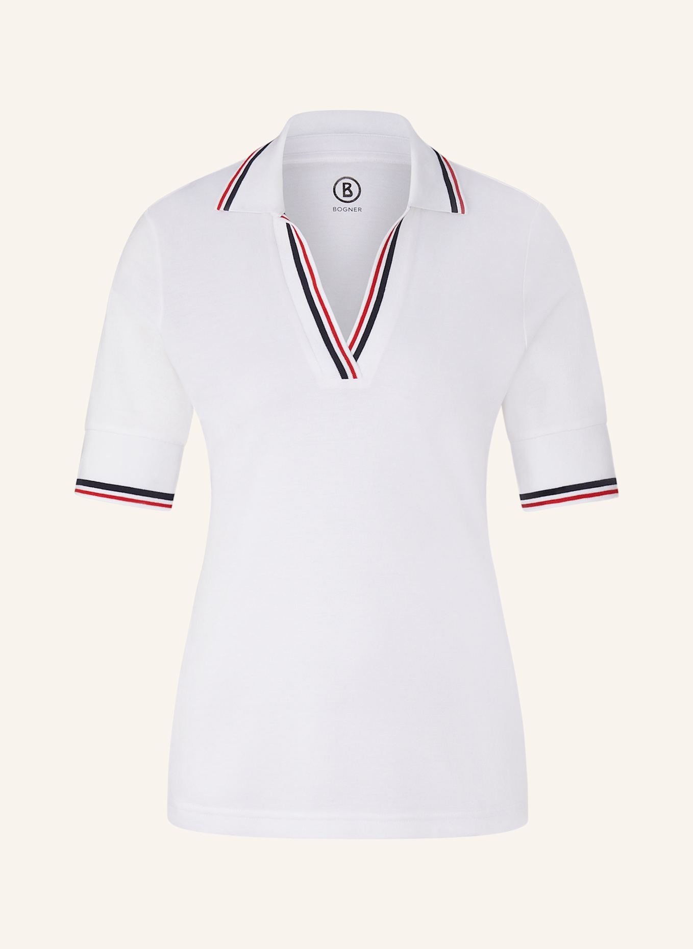 BOGNER Polo-Shirt ELONIE-1, Farbe: WEISS (Bild 1)