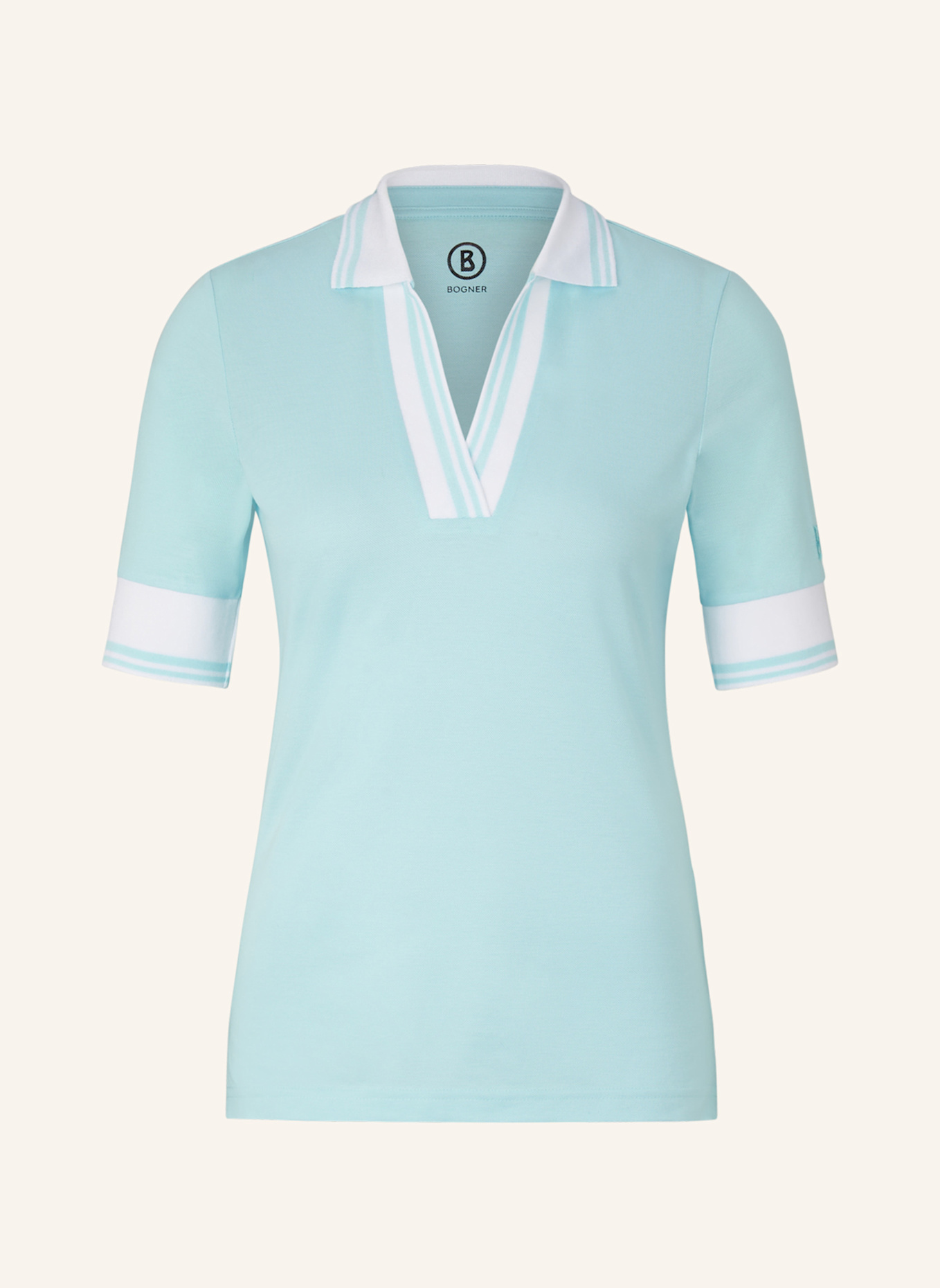 BOGNER Polo-Shirt ELONIE-1, Farbe: HELLBLAU (Bild 1)