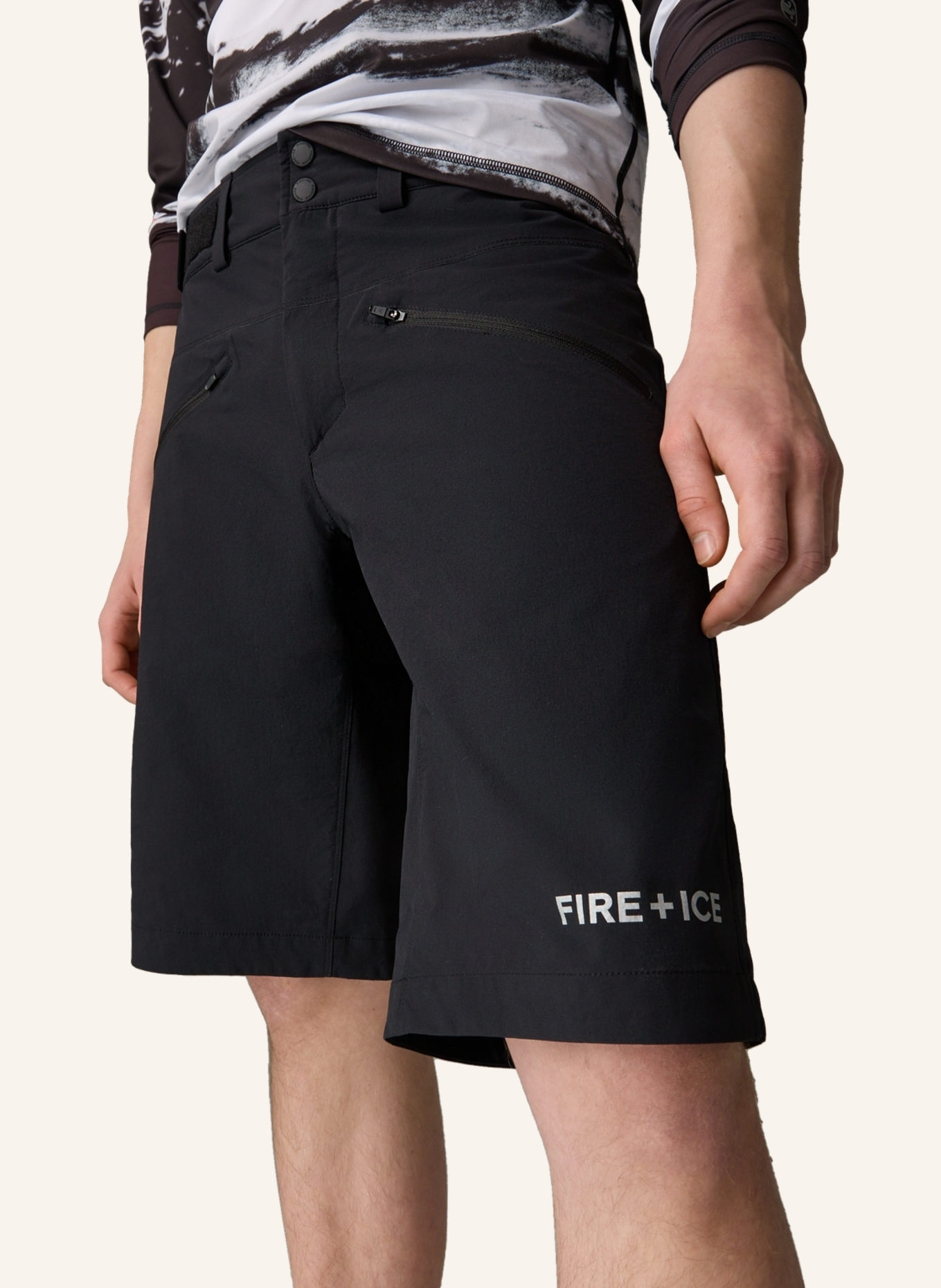 FIRE+ICE Shorts CEWAN, Farbe: SCHWARZ (Bild 5)