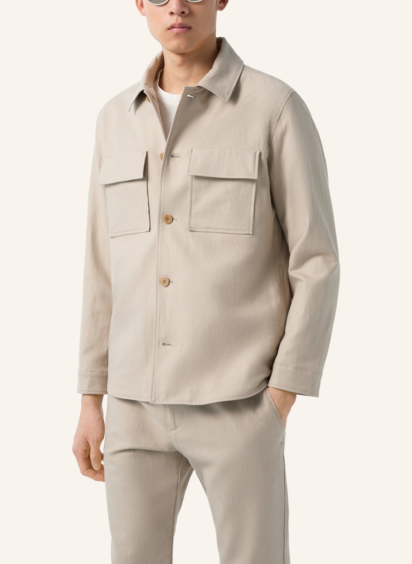 BOGNER Hemdjacke: BEIGE