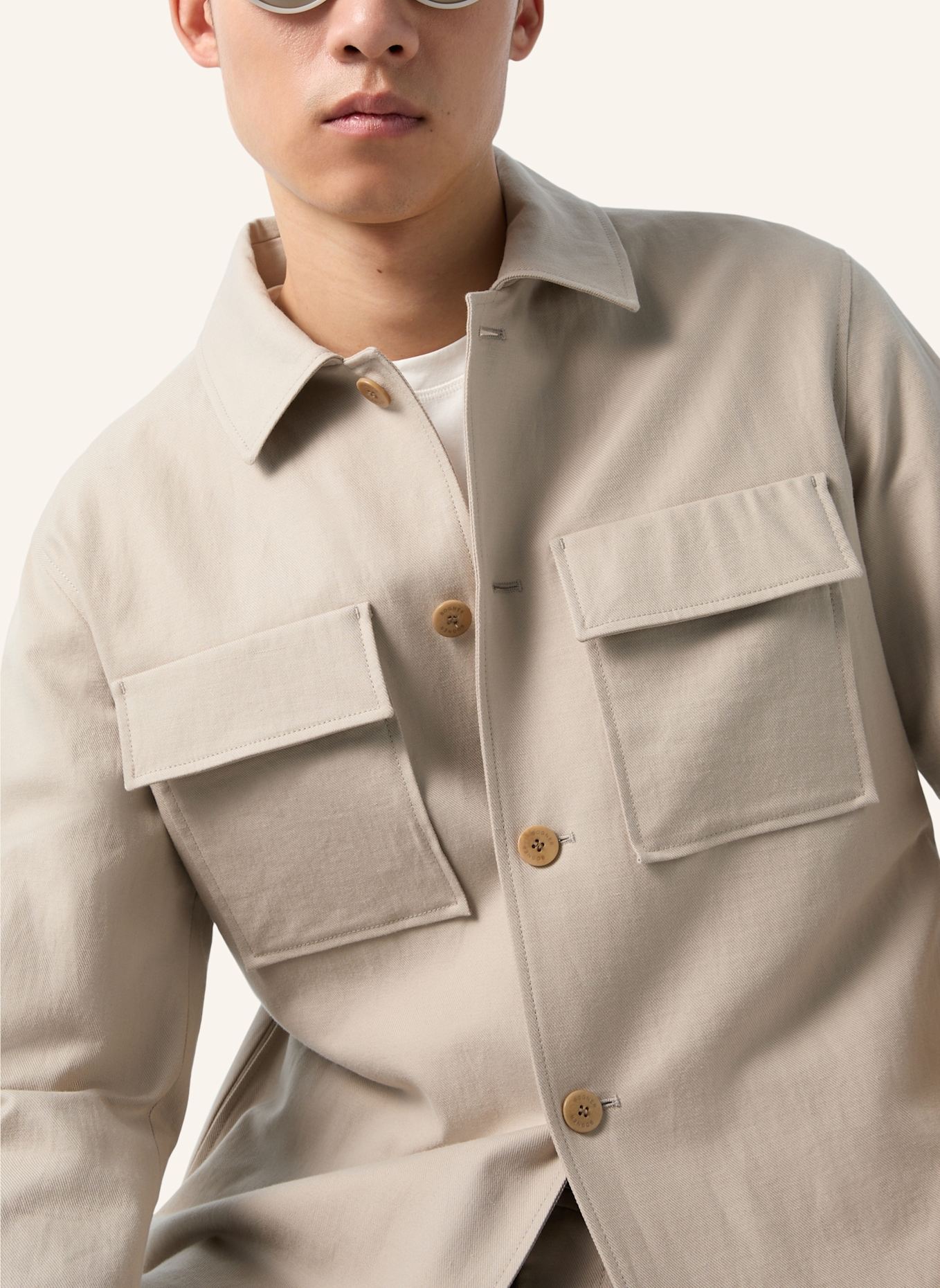 BOGNER Hemdjacke: BEIGE