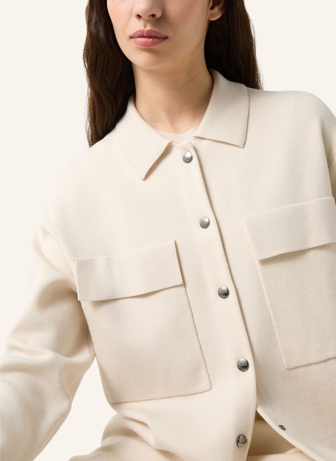 BOGNER Strickjacke: CREME