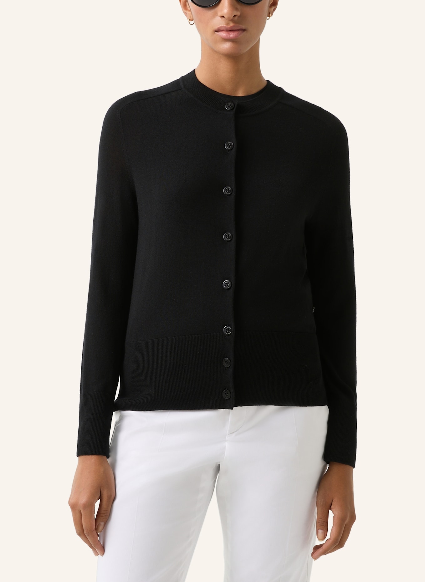 BOGNER Strickjacke ILMA: SCHWARZ