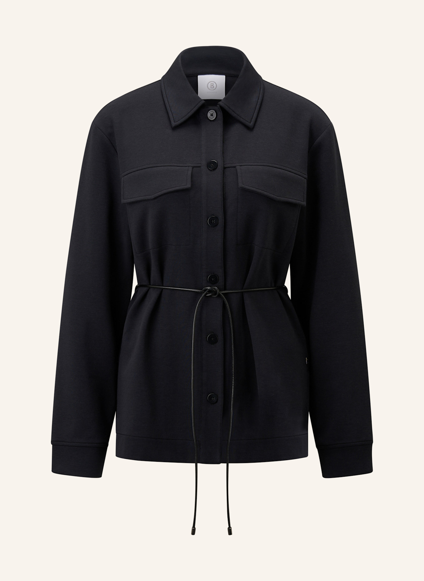 BOGNER Sweatjacke: SCHWARZ