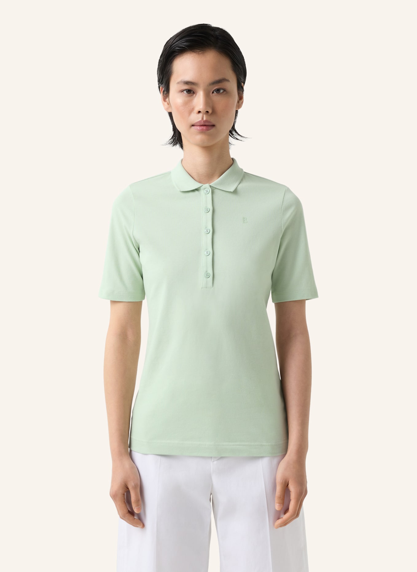 BOGNER Piqué-Poloshirt MALIKA: HELLGRÜN