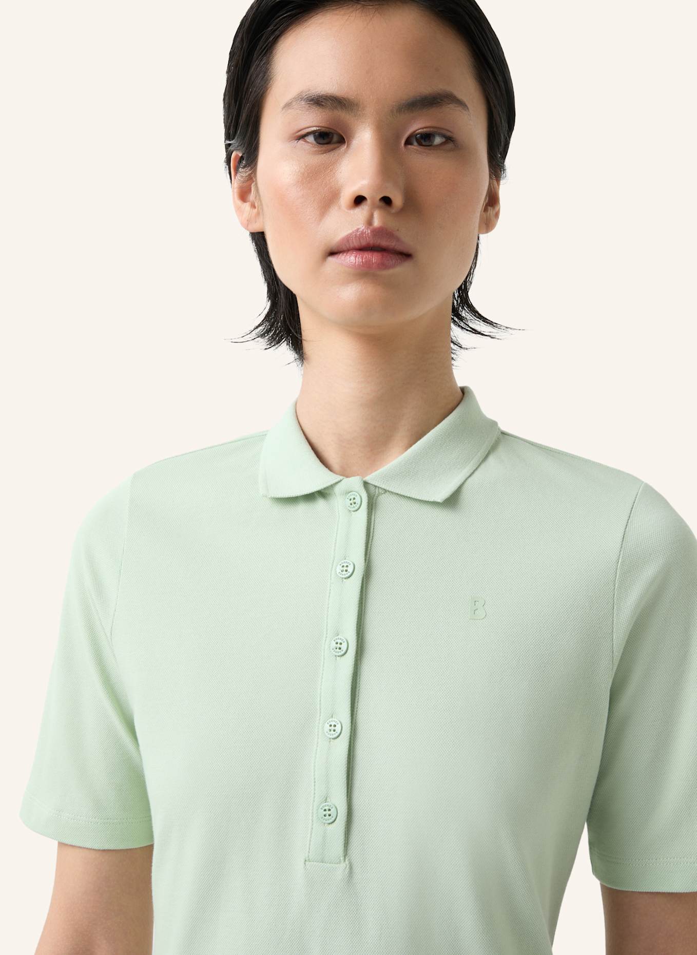 BOGNER Piqué-Poloshirt MALIKA: HELLGRÜN