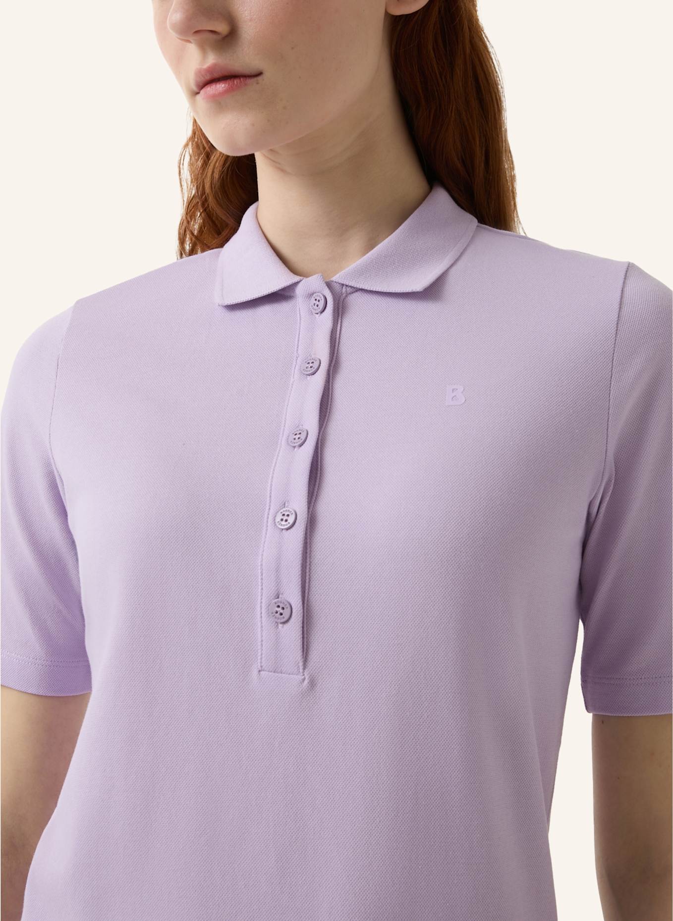 BOGNER Piqué-Poloshirt MALIKA: LILA