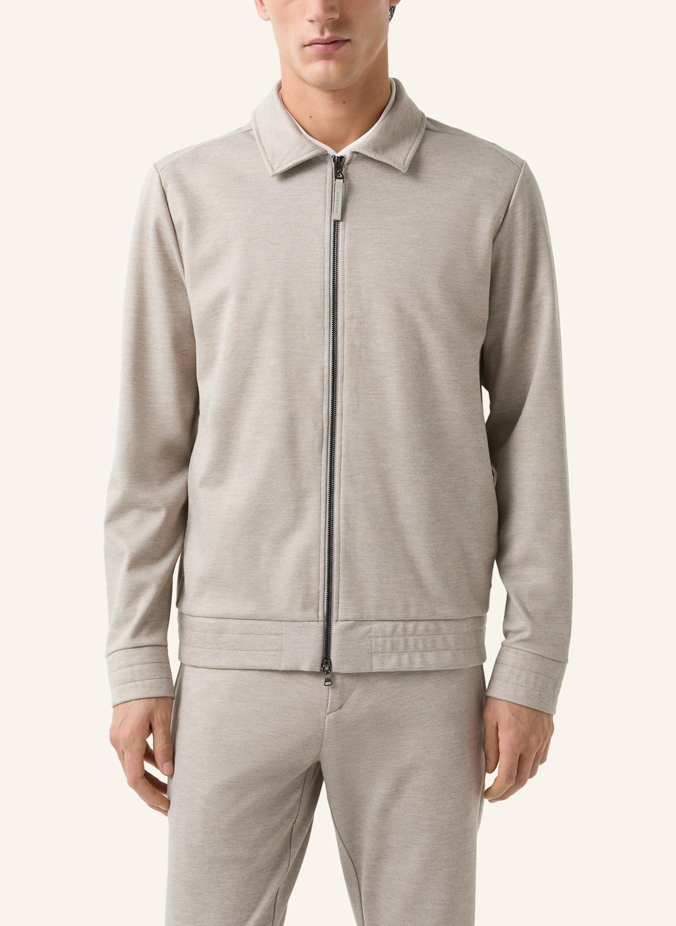 BOGNER Sweatjacke: BEIGE