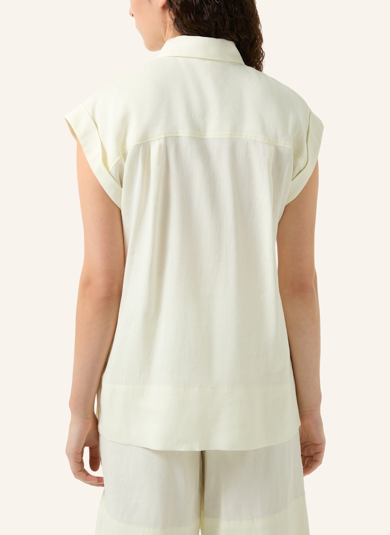 BOGNER Blusenshirt ROSALIE mit Leinen: CREME