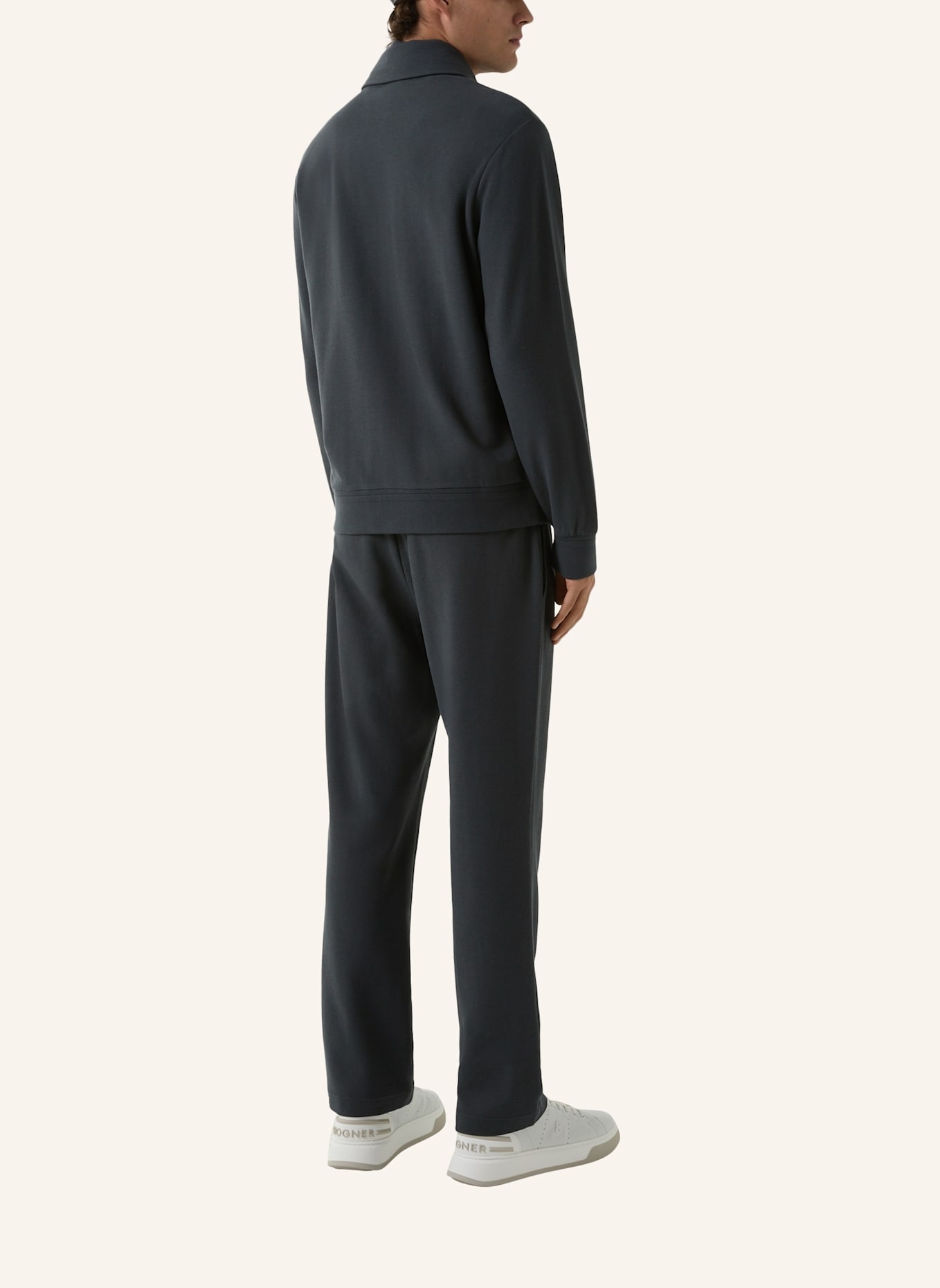 BOGNER Sweatjacke: DUNKELGRAU