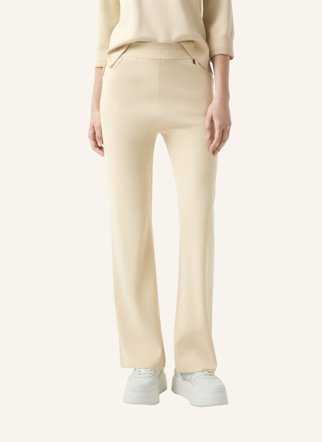 BOGNER Strickhose: CREME