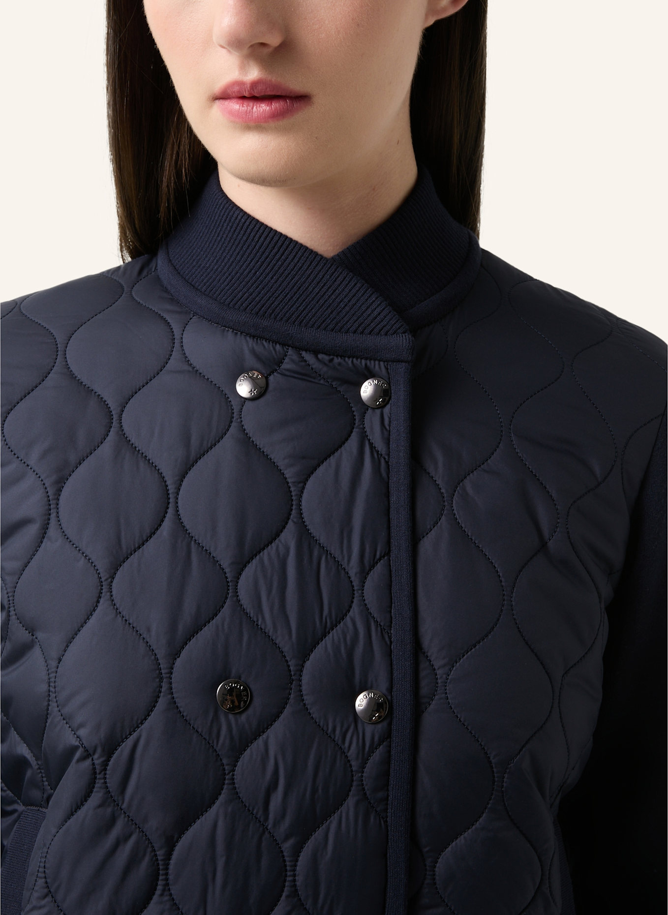 BOGNER Hybrid-Jacke: DUNKELBLAU