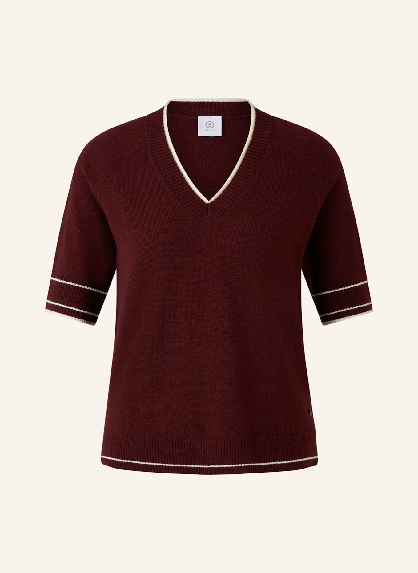 BOGNER T-Shirt CHIRI mit Cashmere: ROT