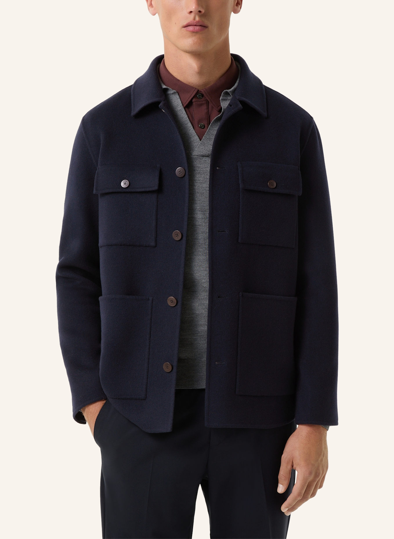 BOGNER Overjacket LARRY: DUNKELBLAU