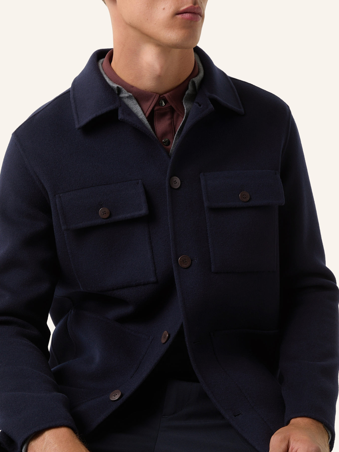 BOGNER Overjacket LARRY: DUNKELBLAU