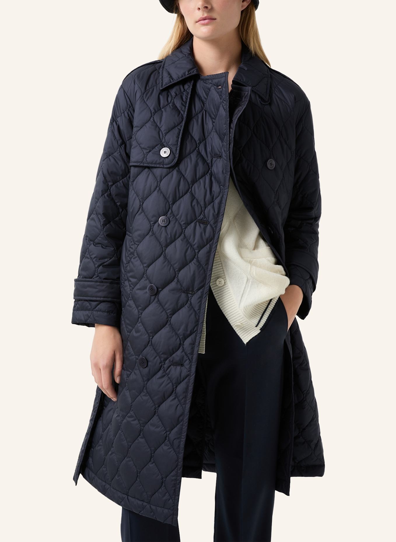 BOGNER Steppmantel: DUNKELBLAU
