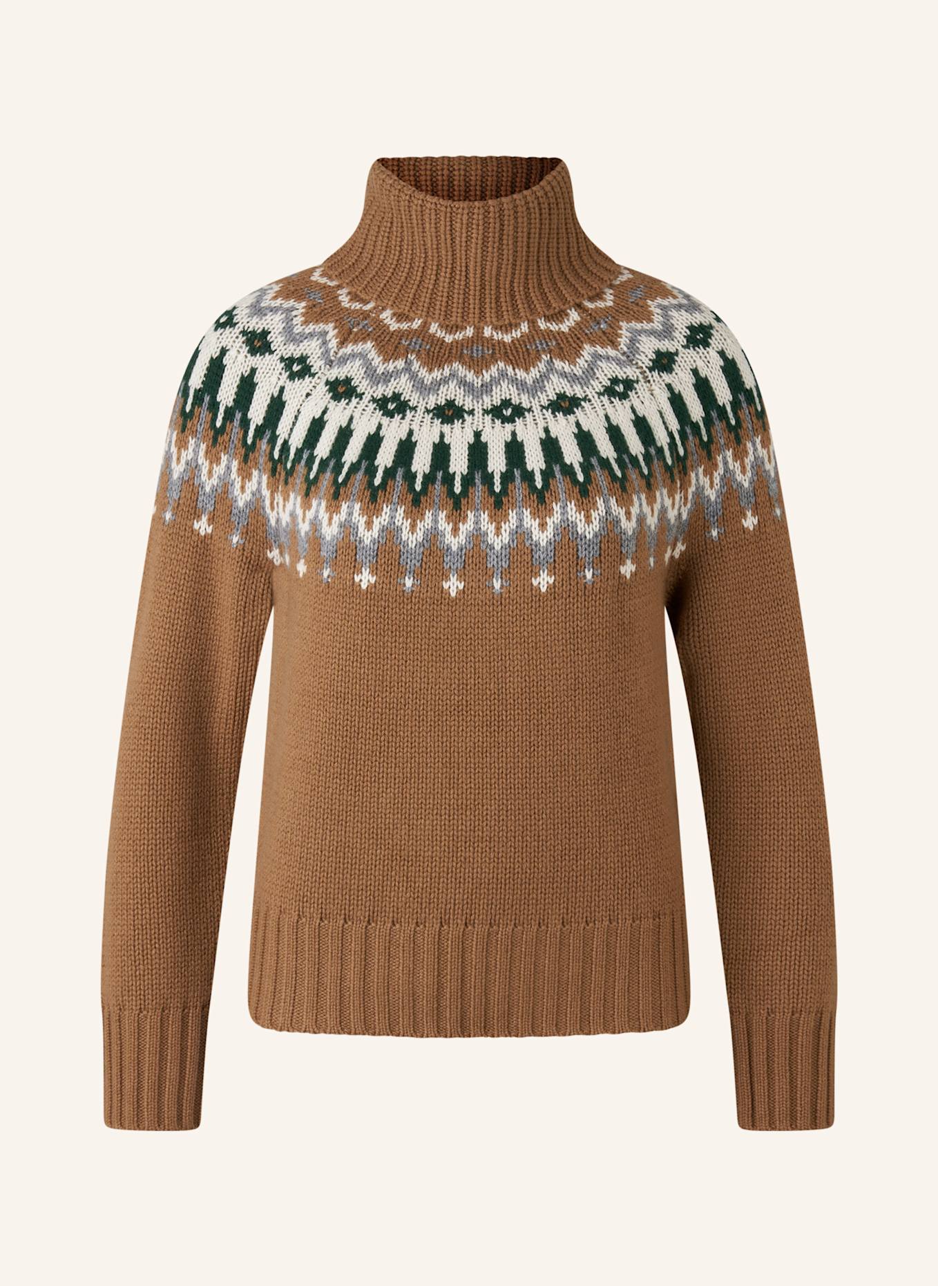 BOGNER Rollkragenpullover INGRID-1 aus Cashmere: BRAUN