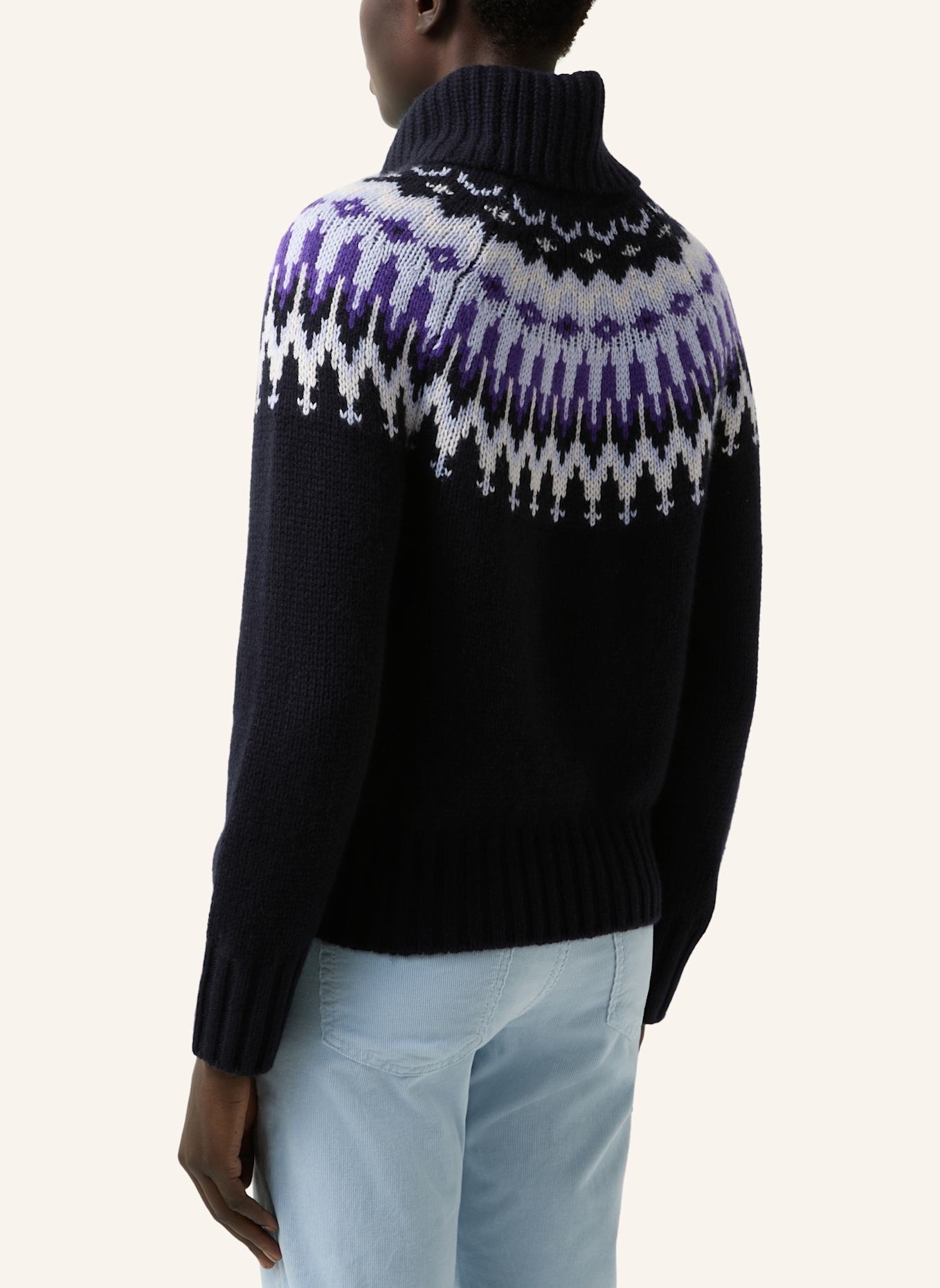 BOGNER Rollkragenpullover INGRID-1 aus Cashmere: BLAU