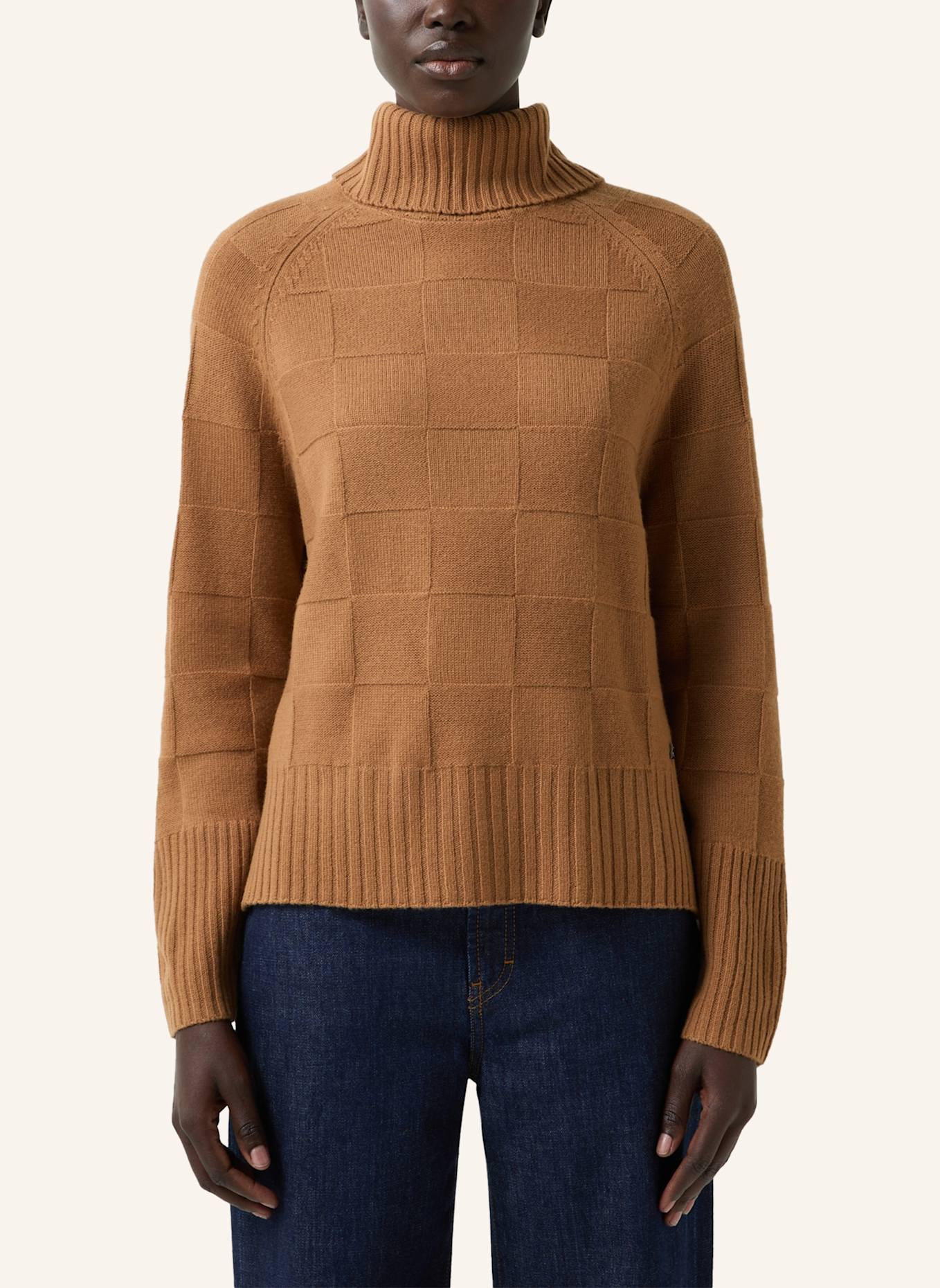 BOGNER Rollkragenpullover LAKE: BRAUN