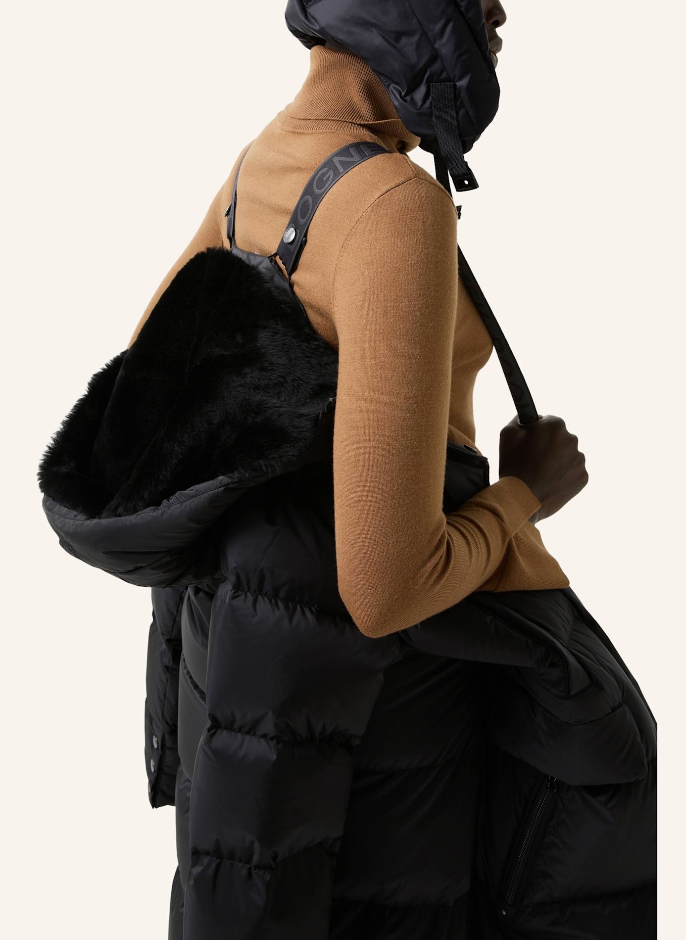 BOGNER Daunenmantel: SCHWARZ