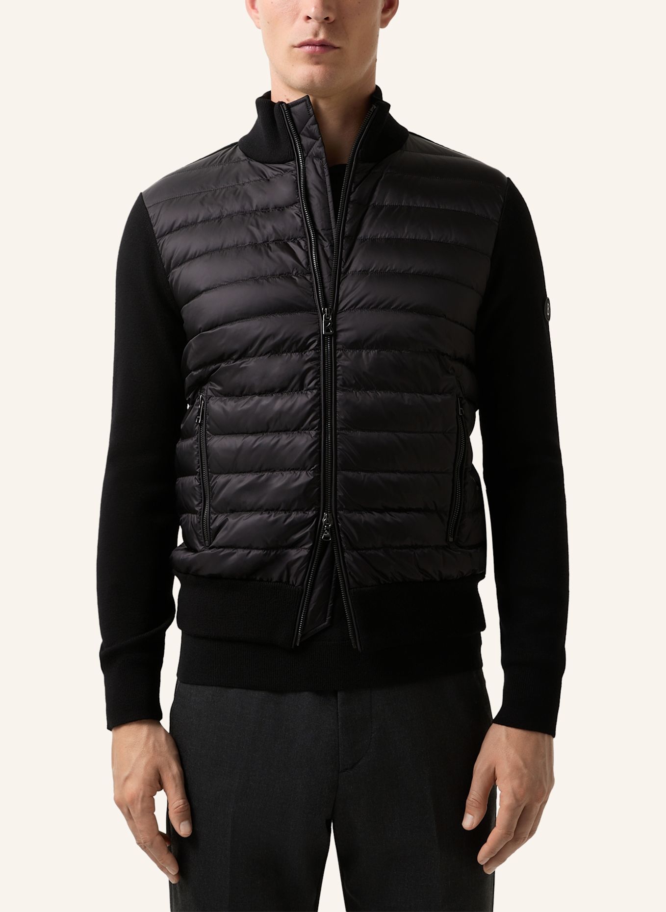 BOGNER Hybrid-Jacke: SCHWARZ