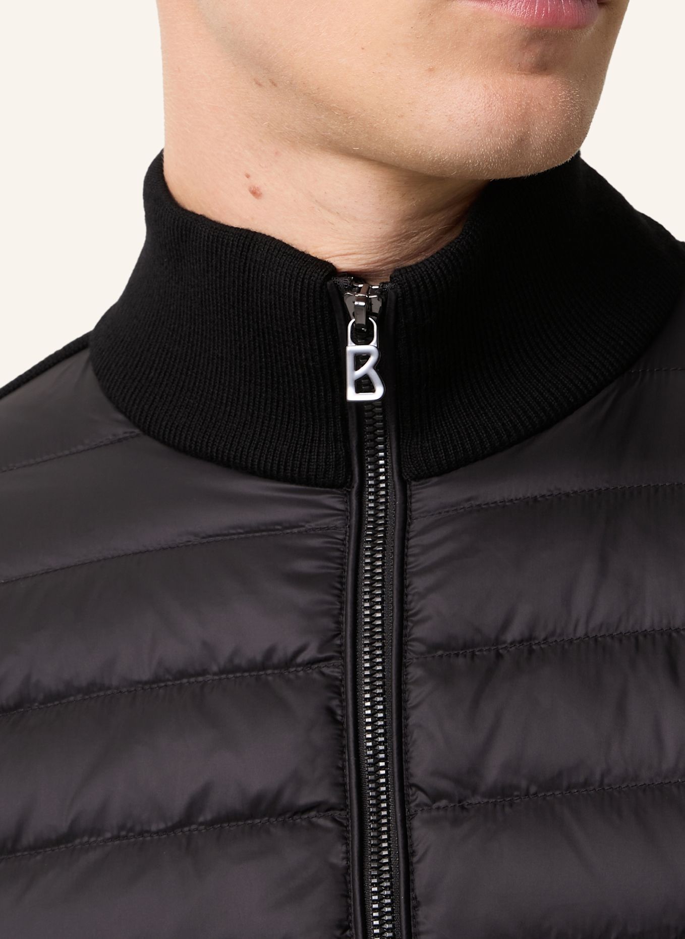 BOGNER Hybrid-Jacke: SCHWARZ