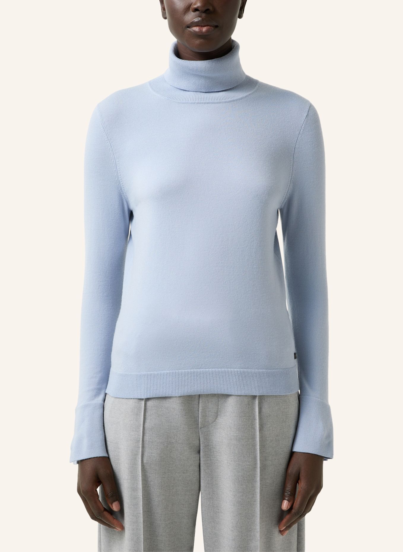 BOGNER Rollkragenpullover VINNY-1: HELLBLAU