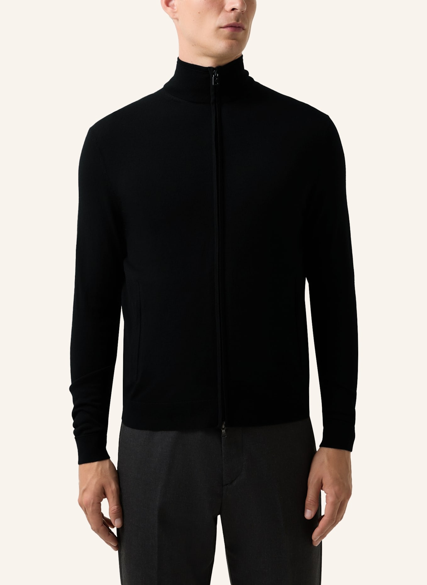 BOGNER Strickjacke OSCAR: SCHWARZ