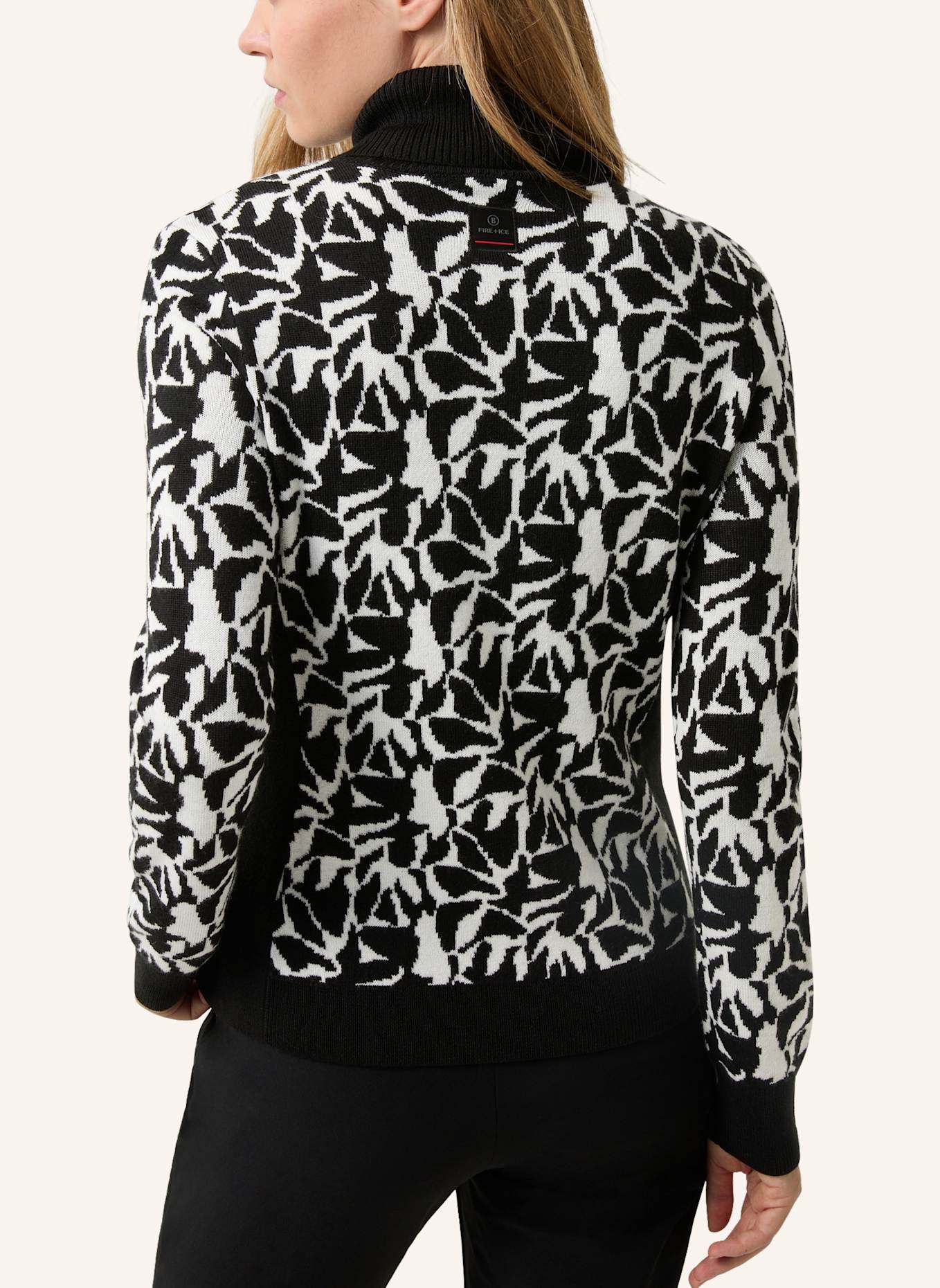 FIRE+ICE Pullover: SCHWARZ/ WEISS