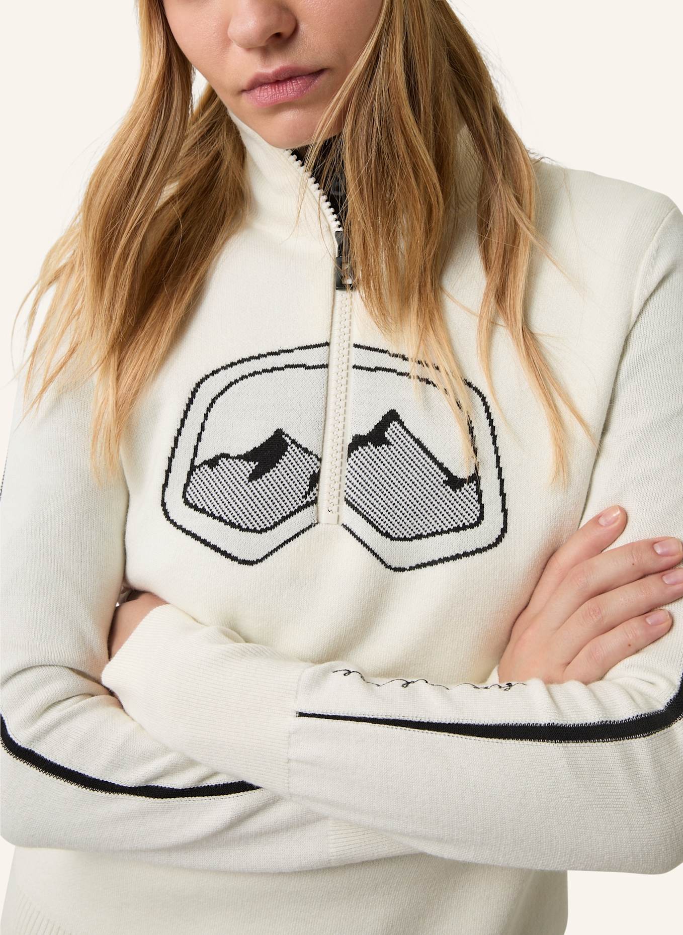 FIRE+ICE Pullover: WEISS